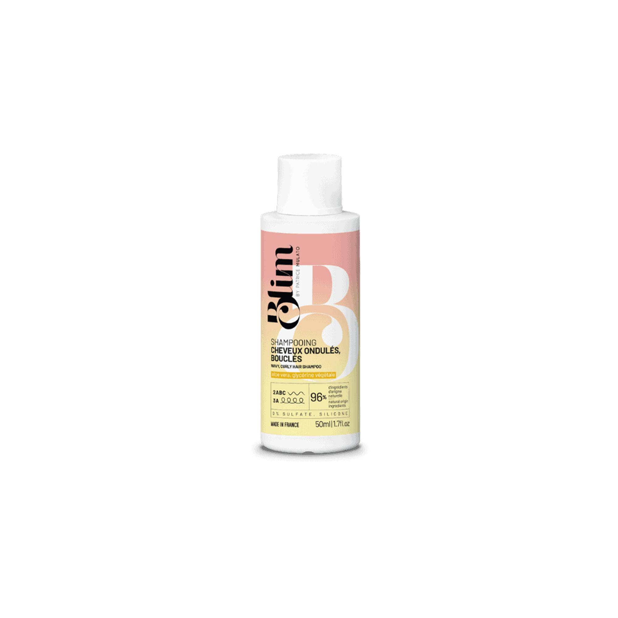 Shampooing cheveux ondulés, bouclés – hydratation, douceur, brillance de la marque Mulato Contenance 50ml - 1