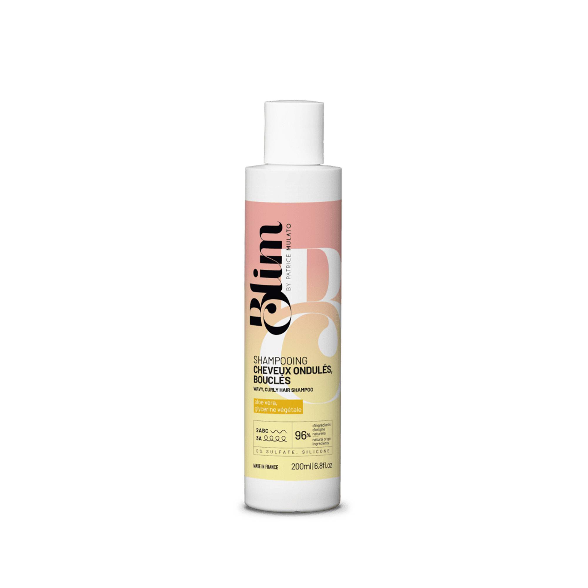 Shampooing cheveux ondulés, bouclés – hydratation, réparation, éclat de la marque Mulato Contenance 200ml - 1