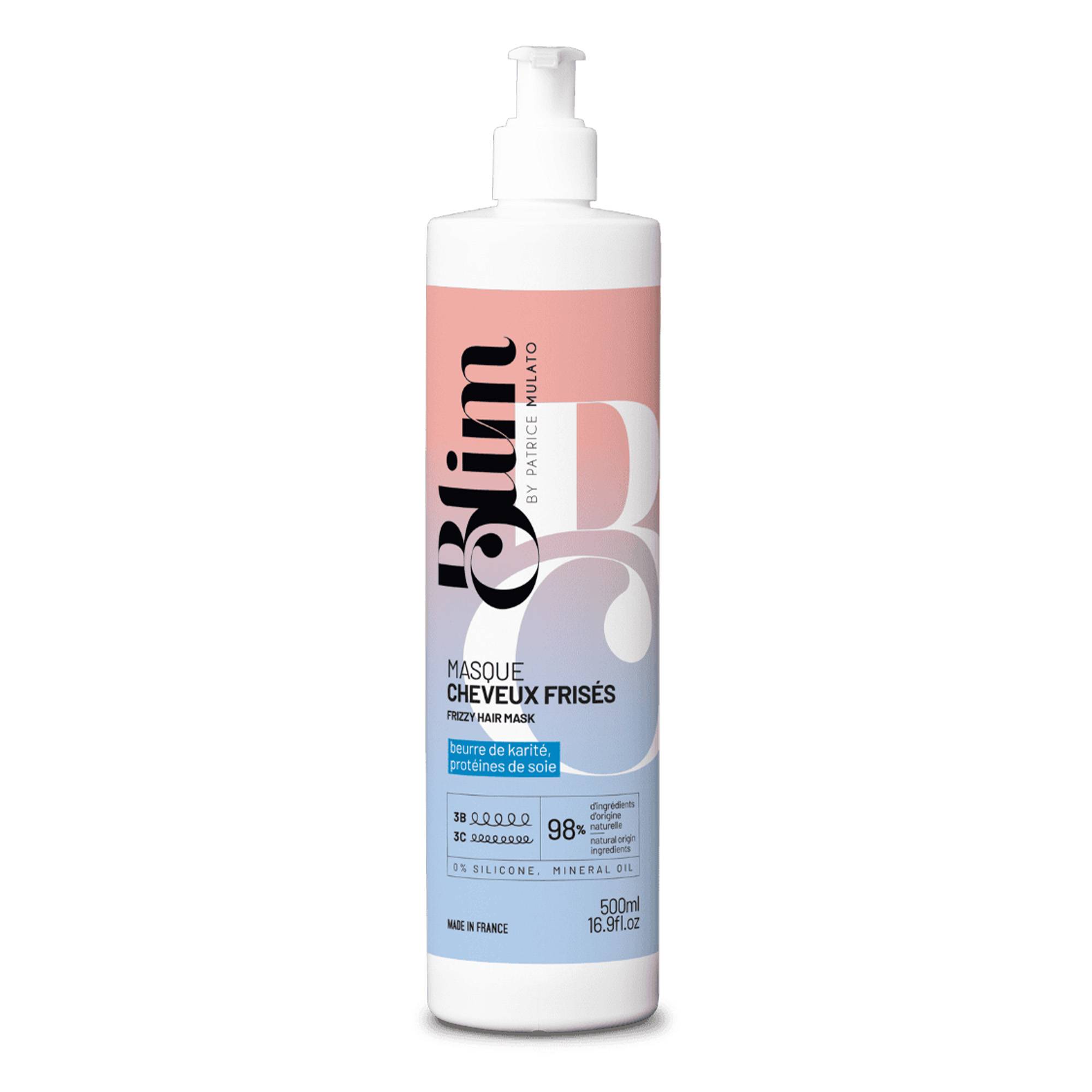 Masque cheveux frisés – nutrition, souplesse, brillance de la marque Mulato Contenance 500ml - 1
