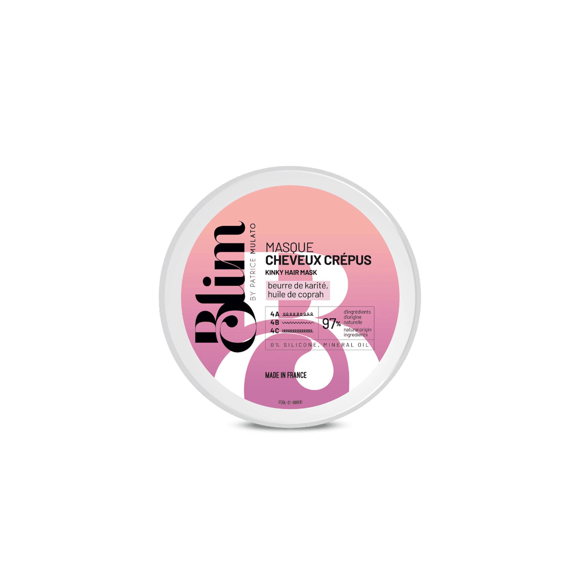 Masque cheveux crépus – renforcement, nutrition, douceur de la marque Mulato Contenance 200ml - 1