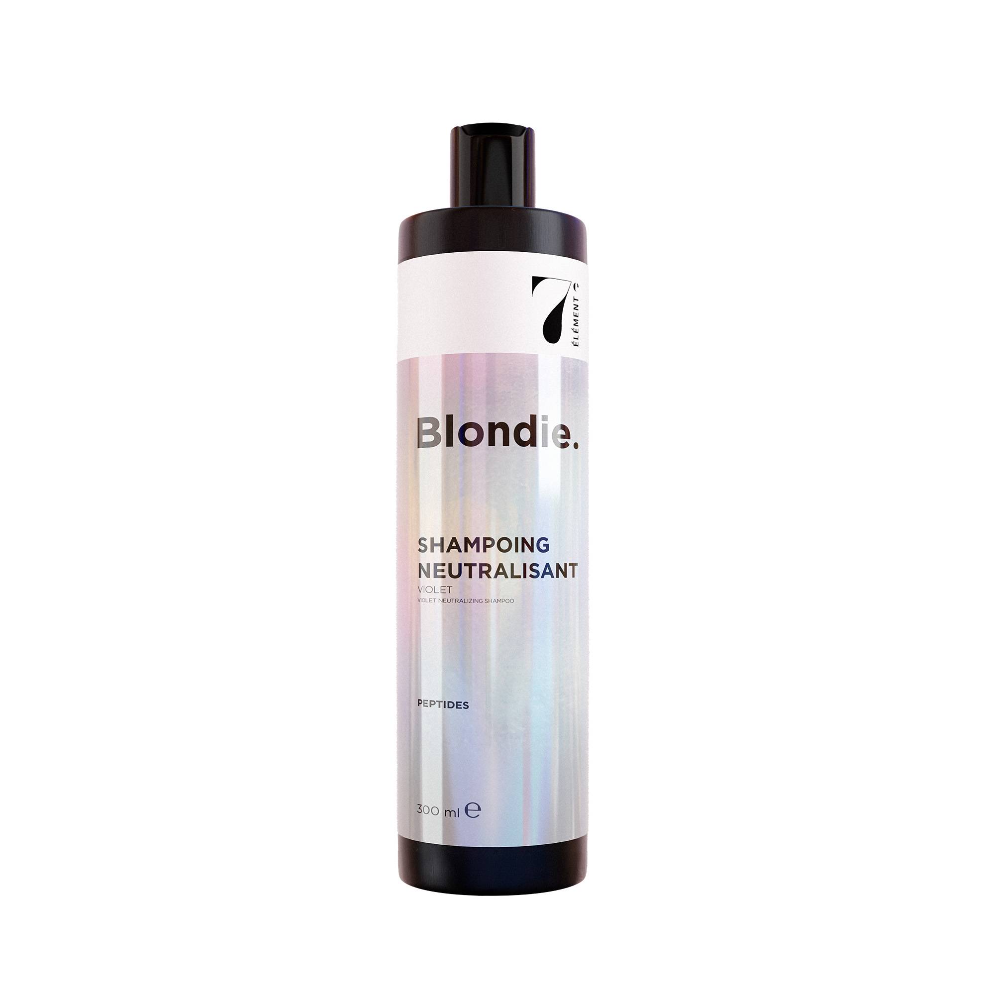 Shampoing déjaunisseur violet – neutralisation intense, éclat, fibre douce de la marque 7e ÉLÉMENT Contenance 300ml - 1