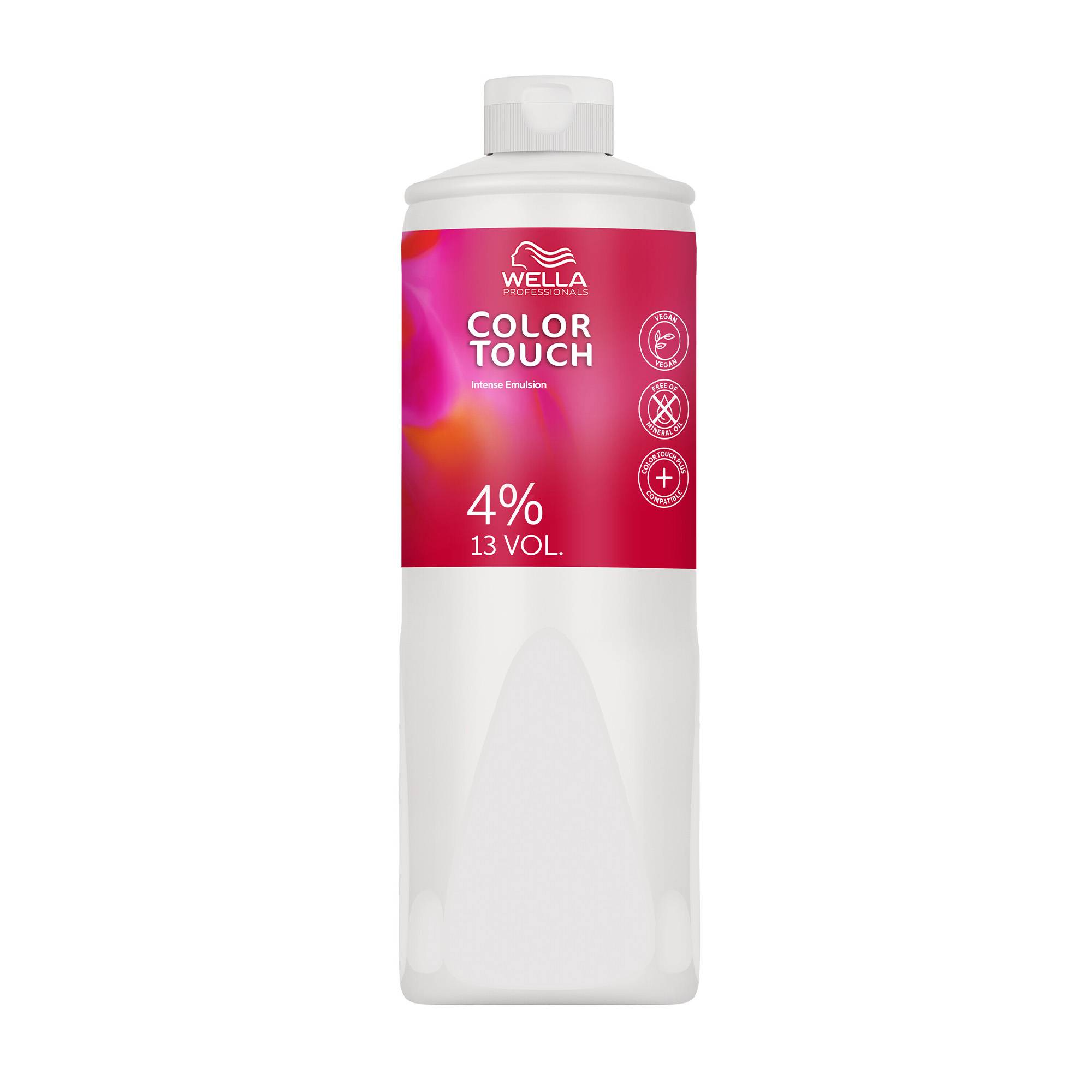Émulsion révélatrice Color Touch 4% de la marque Wella Professionals Contenance 1000ml - 1