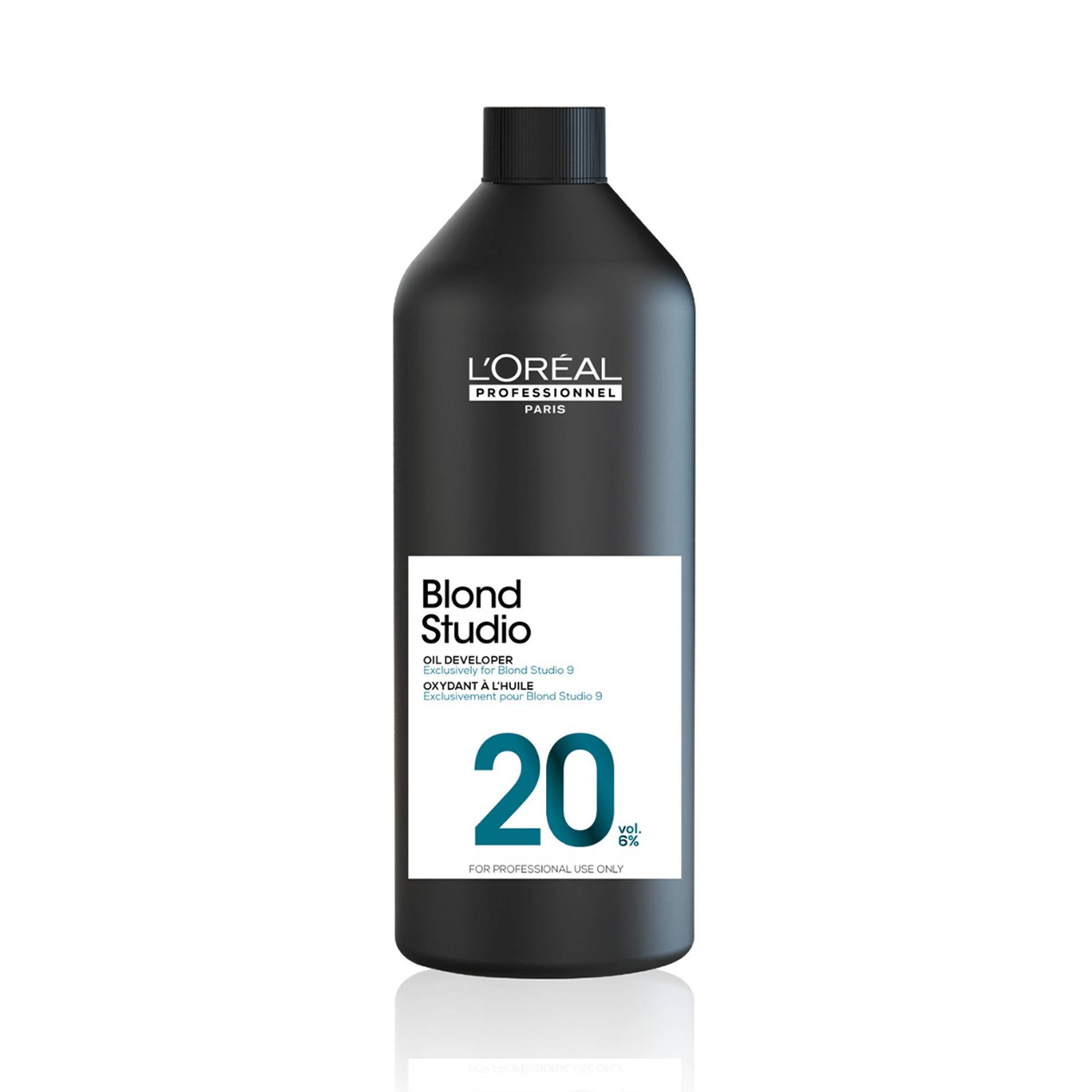 Oxydant à l’huile Blond Studio – protection, décoloration homogène de la marque L'Oréal Professionnel Contenance 1000ml - 1