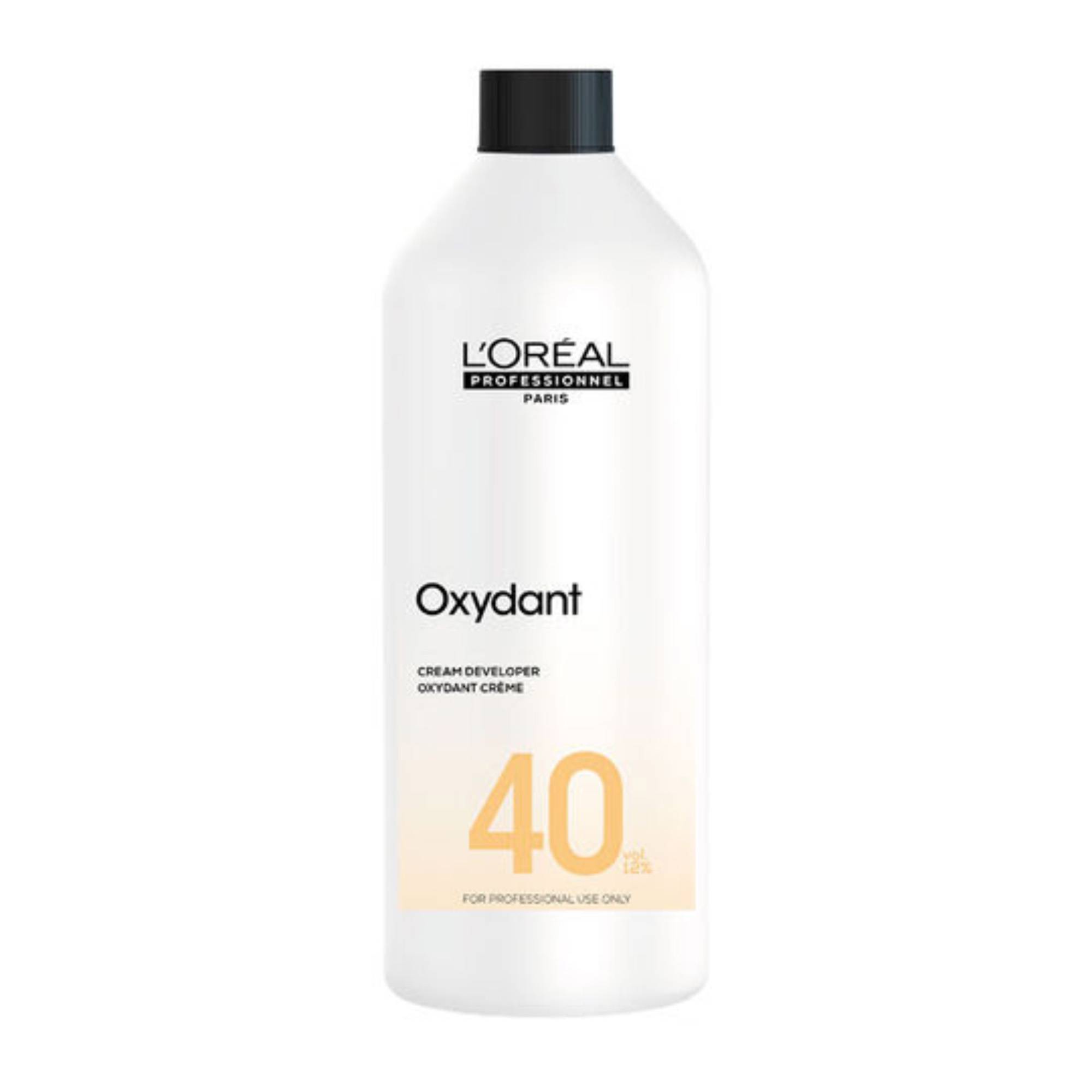 Oxydant crème 40 vol – éclaircissement maximal, couvrance parfaite de la marque L'Oréal Professionnel Contenance 1000ml - 1