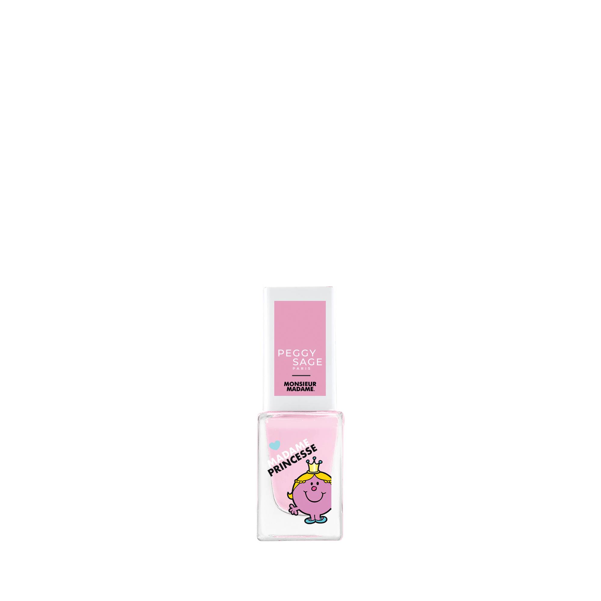 Vernis à ongles enfant Madame Princesse – rose laqué, élégant, lavable à l’eau de la marque Peggy Sage Contenance 5ml - 1