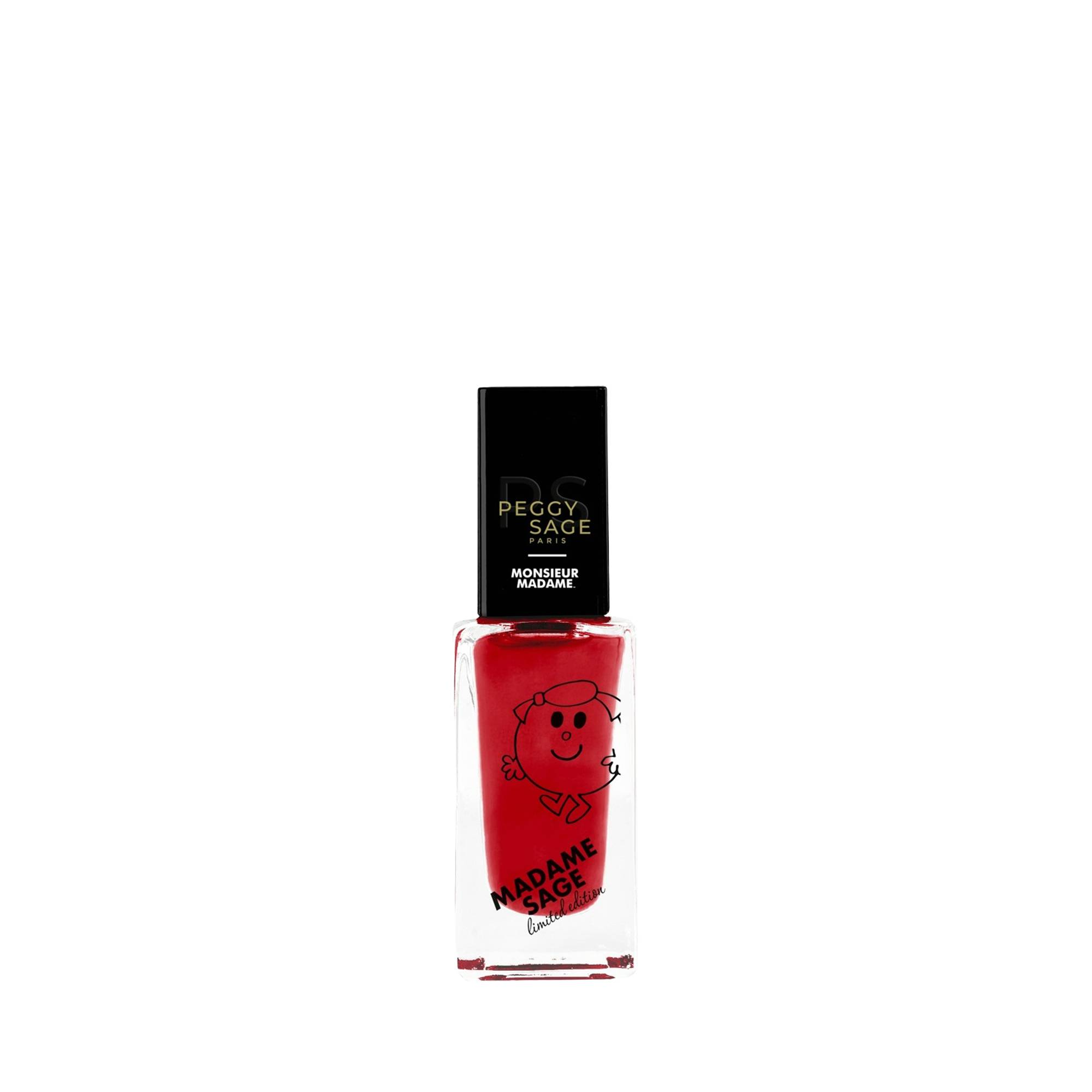 Vernis à ongles Madame Sage – rouge intense, élégant, séchage rapide de la marque Peggy Sage Contenance 11ml - 1