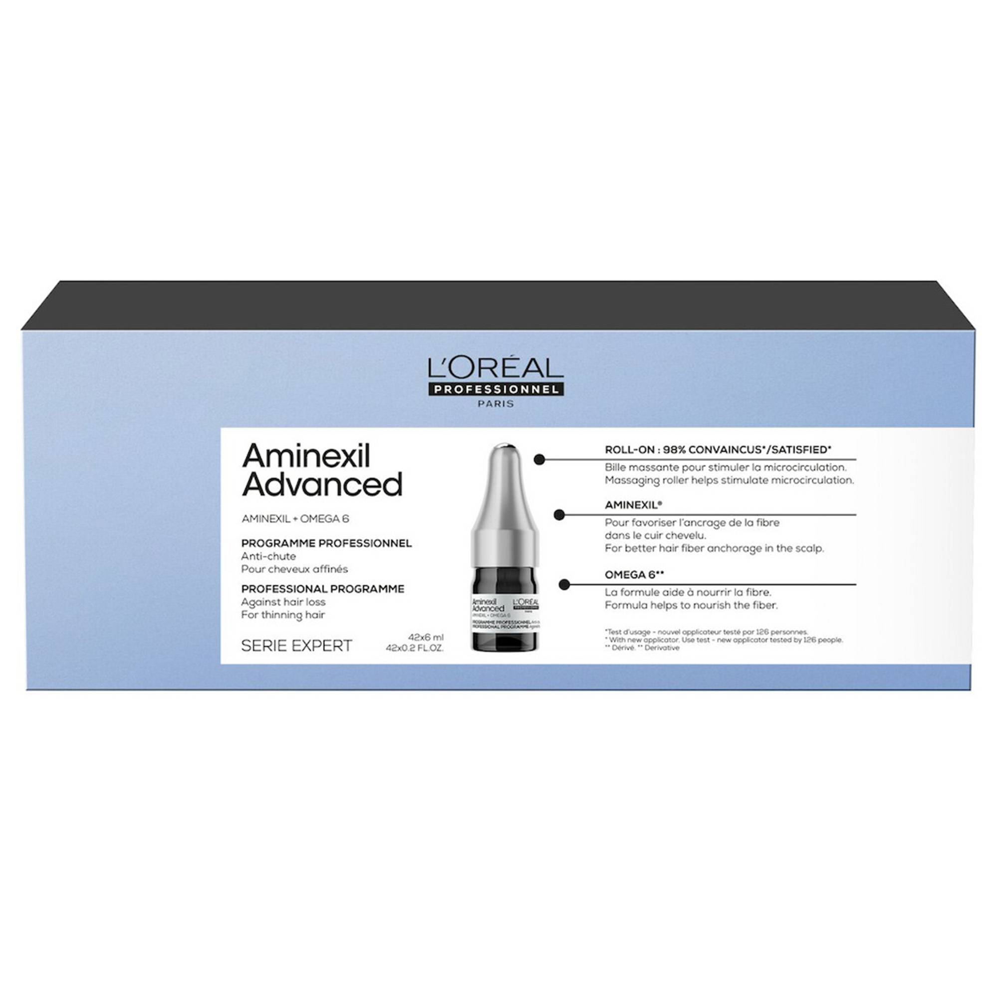 Activateur anti-chute Aminexil Advanced – densité, ancrage, efficacité prouvée de la marque L'Oréal Professionnel Contenance 252ml - 1