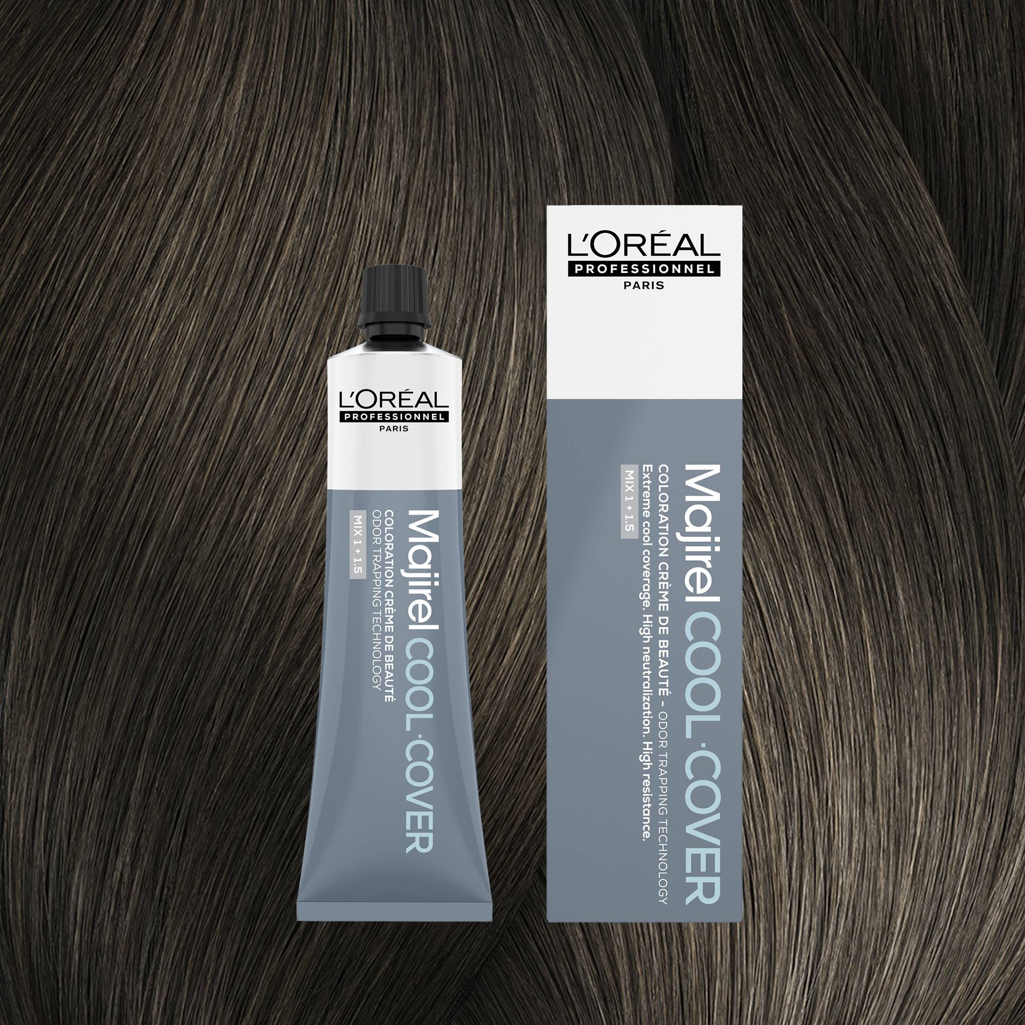 Coloration crème de beauté Majirel Cool Cover 6 de la marque L'Oréal Professionnel Contenance 60ml - 1