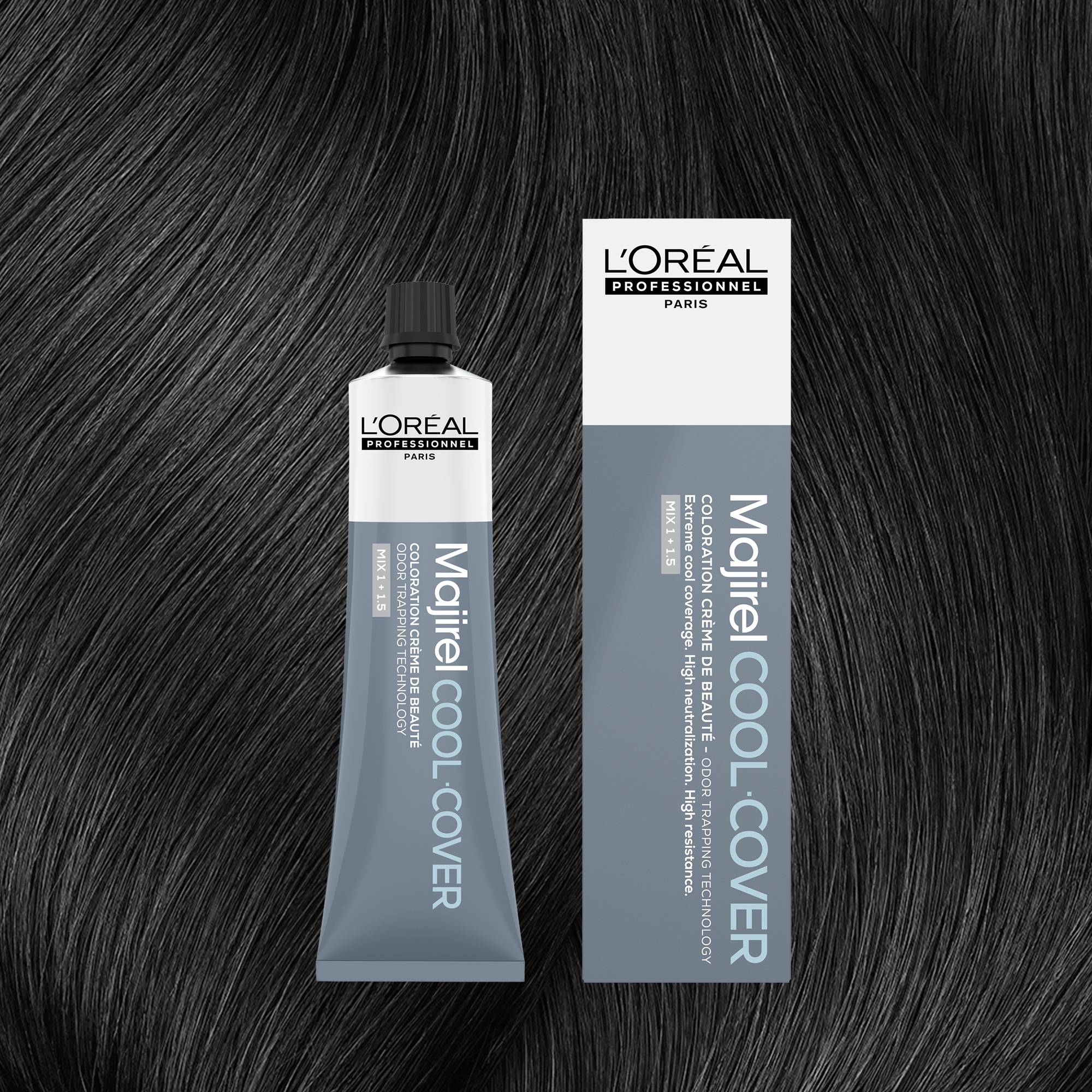 Coloration crème de beauté Majirel Cool Cover 5.1 de la marque L'Oréal Professionnel Contenance 60ml - 1