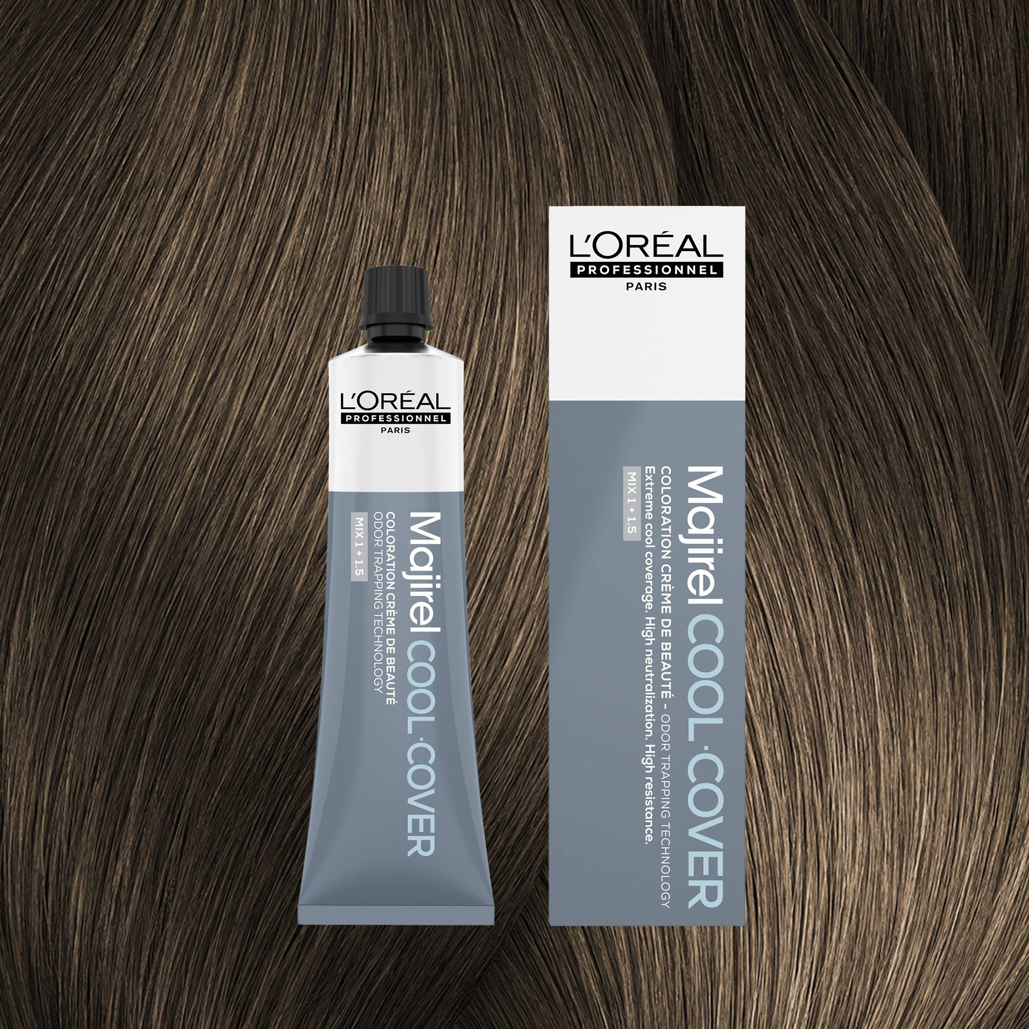 Coloration crème de beauté Majirel Cool Cover 7 de la marque L'Oréal Professionnel Contenance 60ml - 1