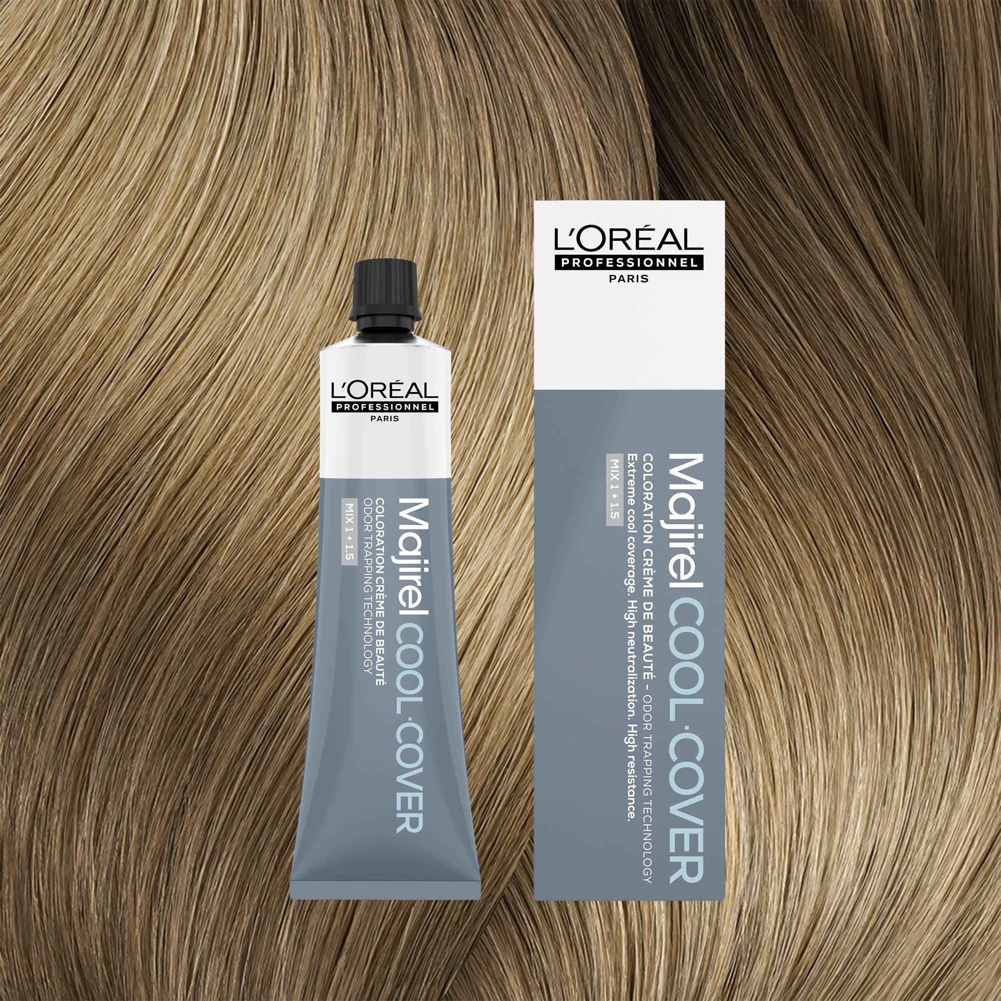 Coloration crème de beauté Majirel Cool Cover 9 de la marque L'Oréal Professionnel Contenance 60ml - 1
