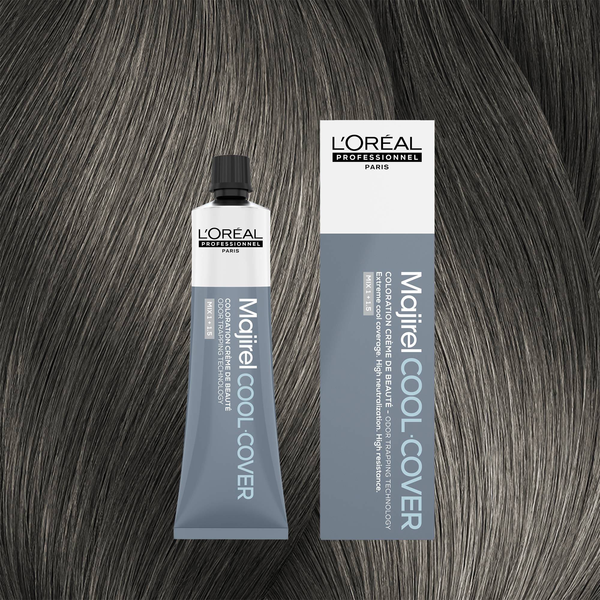 Coloration crème de beauté Majirel Cool Cover 7.1 de la marque L'Oréal Professionnel Contenance 60ml - 1