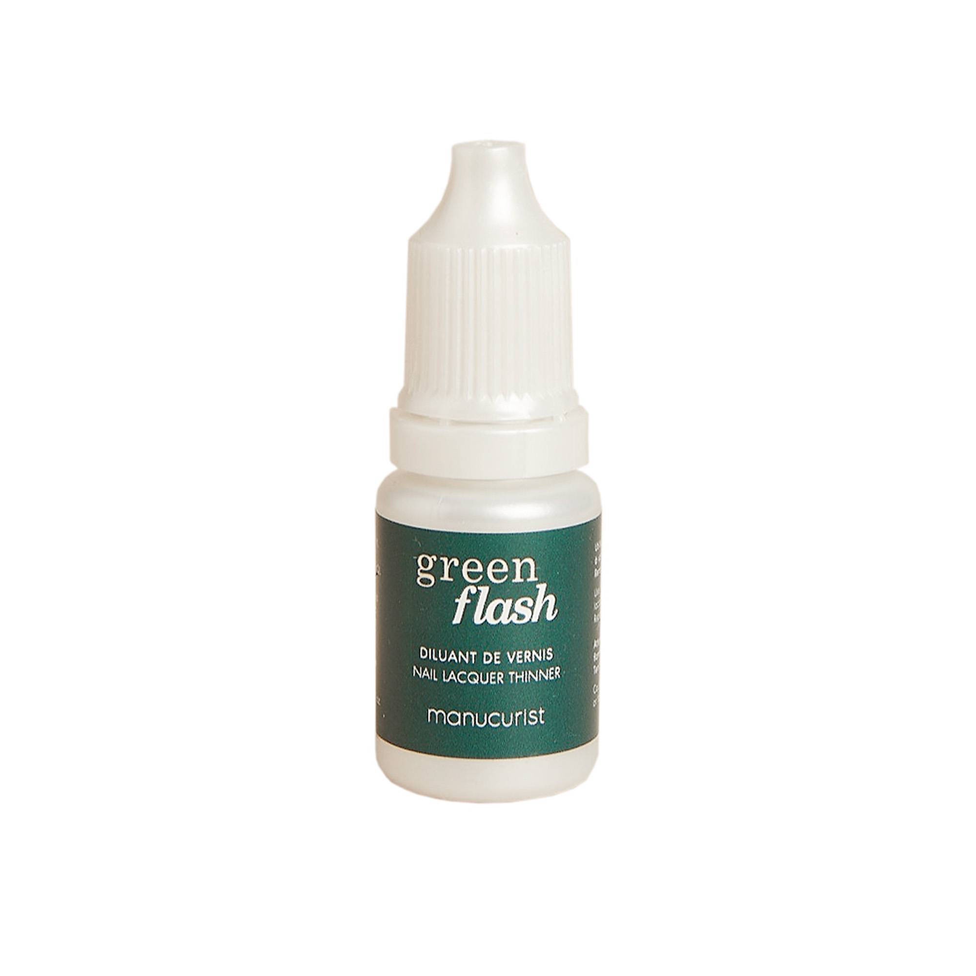 Diluant Green Flash – fluide et application fine de la marque Manucurist Contenance 7ml - 1