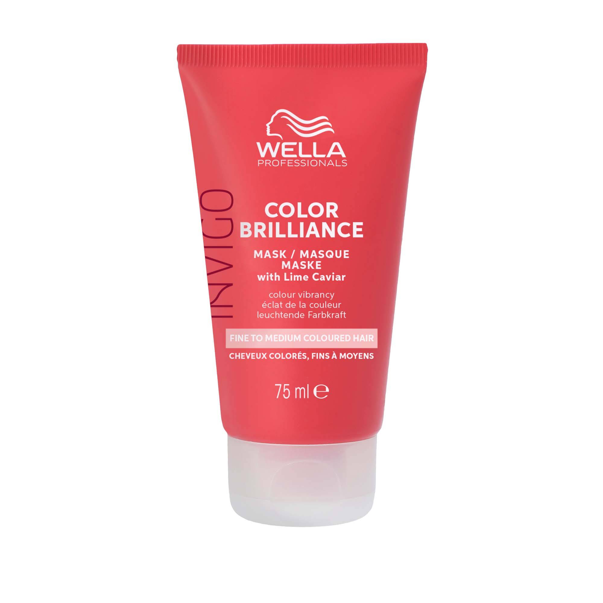 Masque couleur éclatante cheveux fins à moyens de la marque Wella Professionals Contenance 75ml - 1