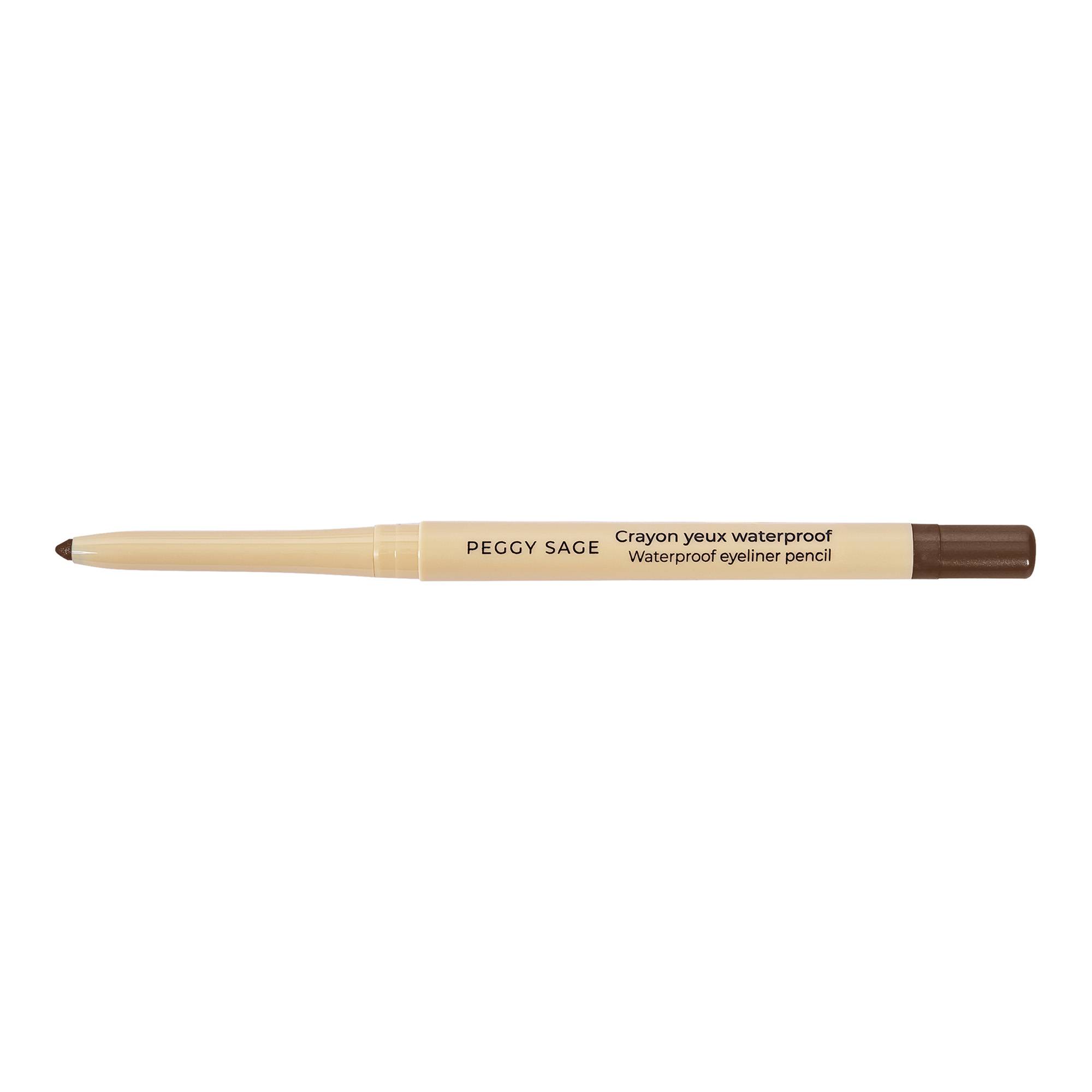 Crayon yeux rétractable waterproof brun de la marque Peggy Sage - 1