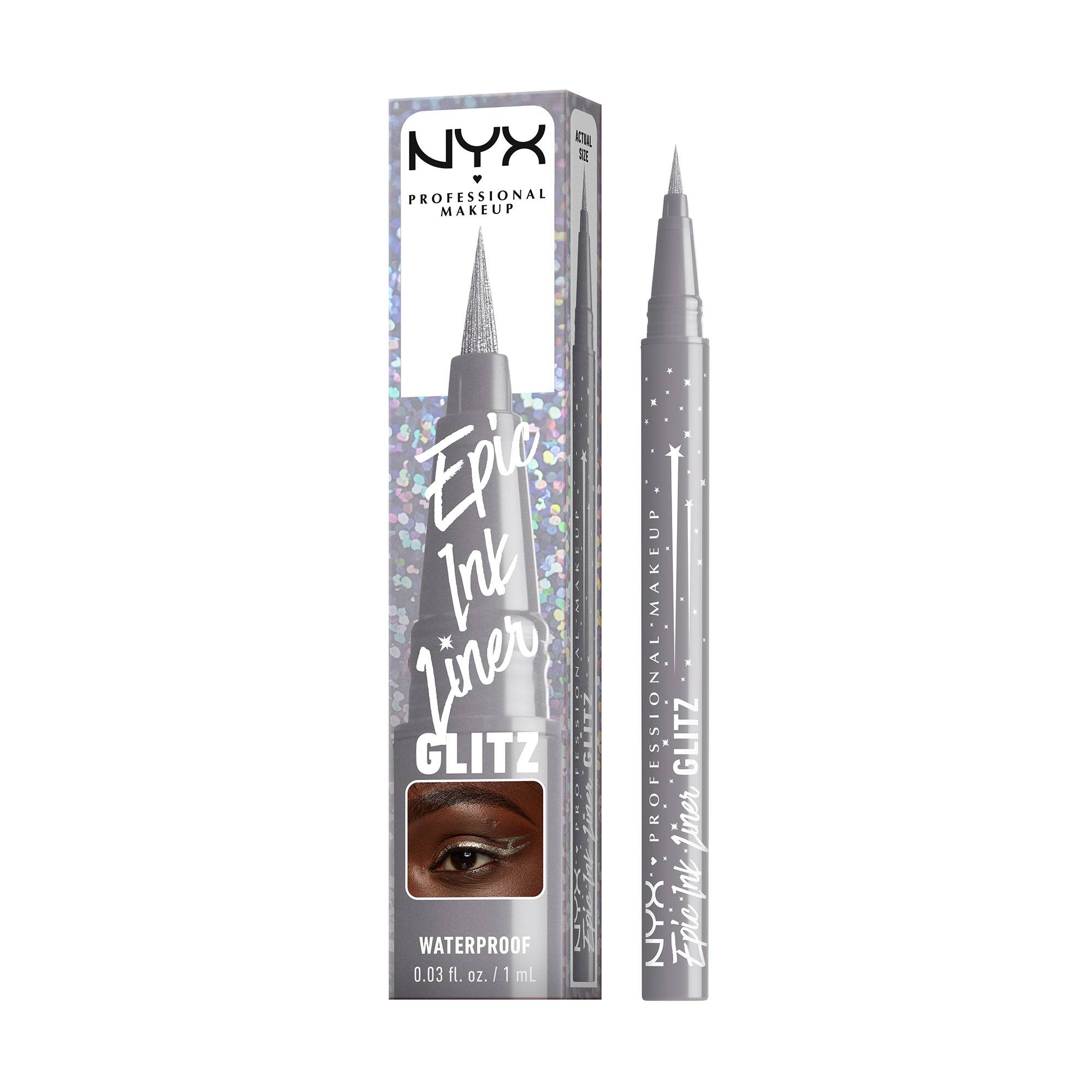 Eyeliner EPIC INK GLITZ Flashy Flare – précision, brillance métallique de la marque NYX Professional Makeup Contenance 1ml - 1