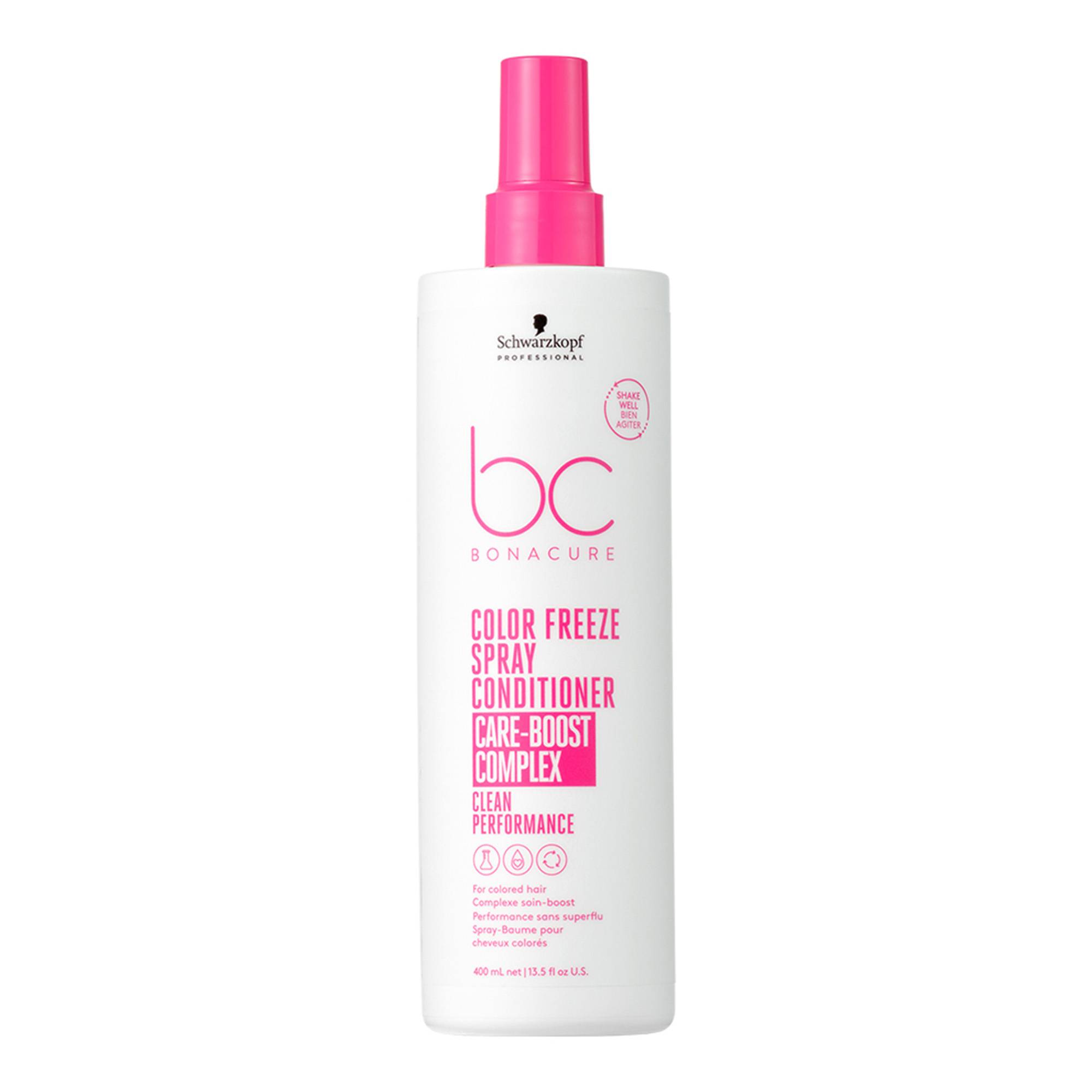 Spray-baume cheveux colorés BC Clean Color Freeze de la marque Schwarzkopf Professional Contenance 400ml - 1