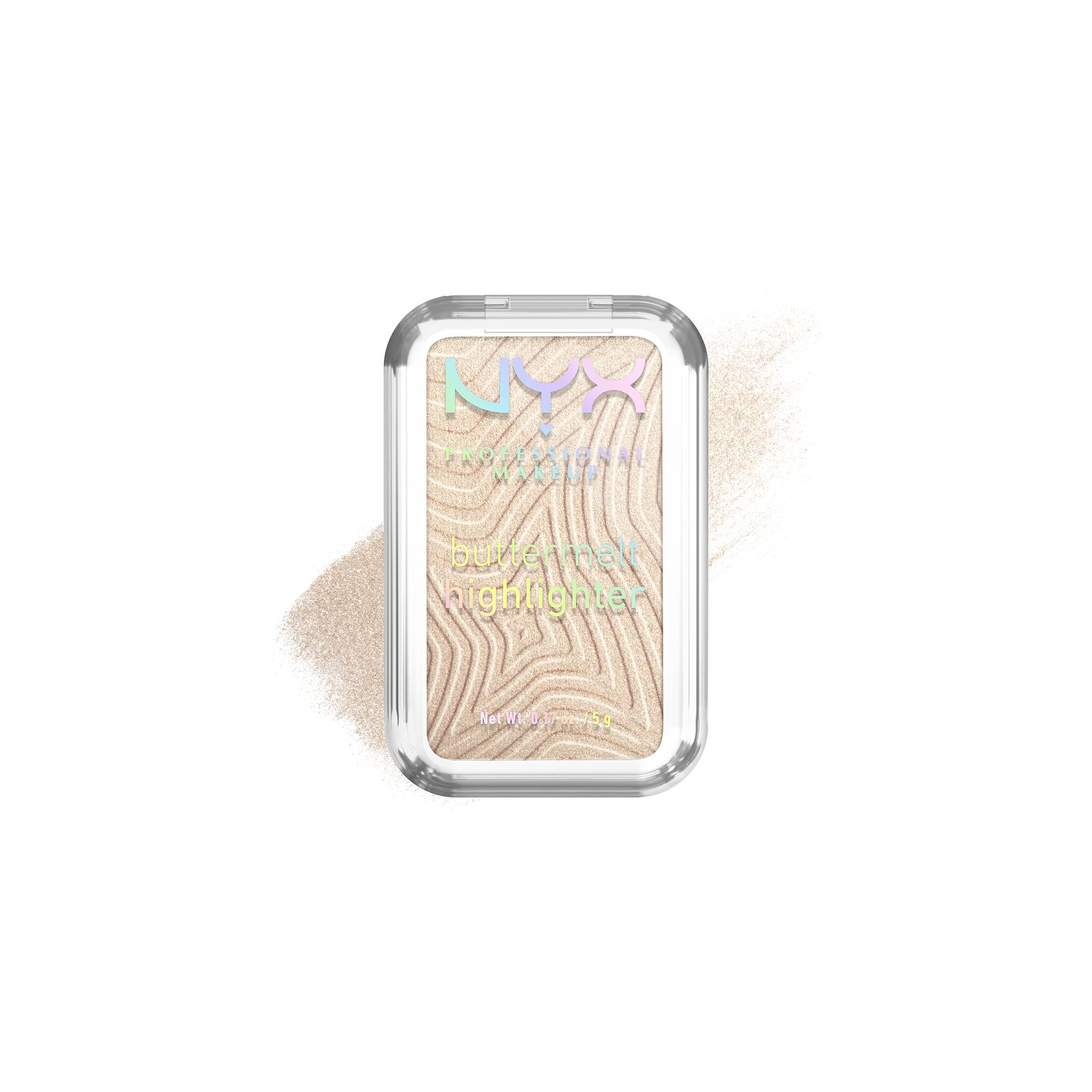 Enlumineur poudre Buttermelt Highlighter 5 Bright and Butta de la marque NYX Professional Makeup Contenance 5g - 1
