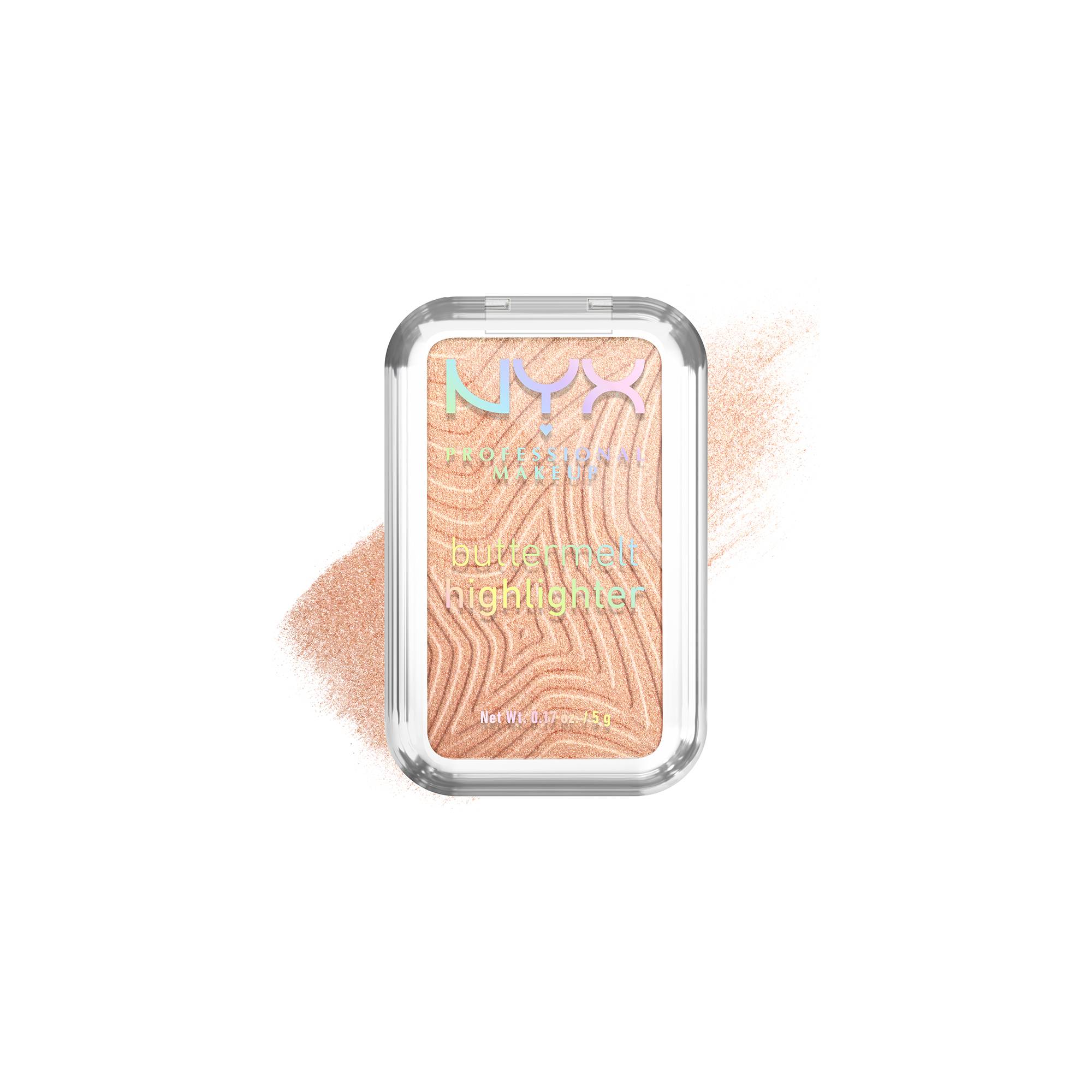 Enlumineur poudre Buttermelt Highlighter 10 Glaze it Butta de la marque NYX Professional Makeup Contenance 5g - 1