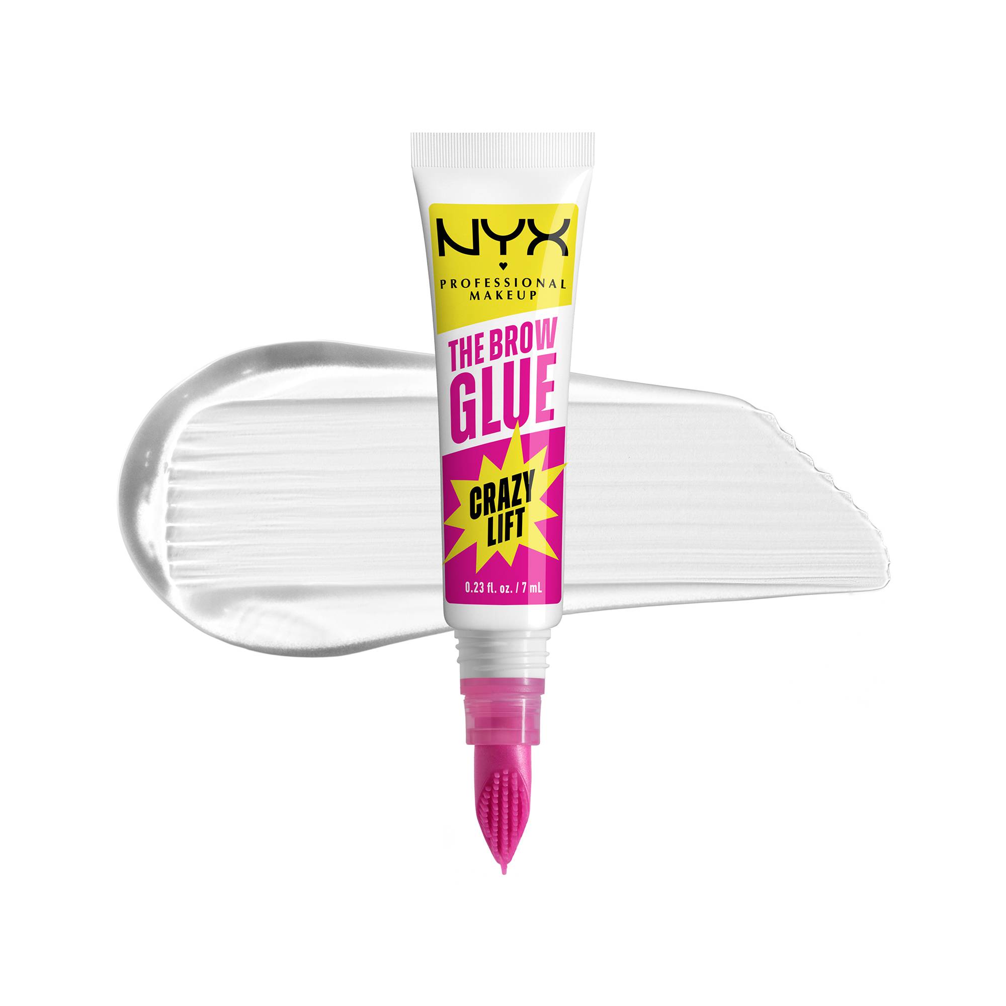 Glue fixatrice sourcils The Brow Glue Gel Crazy Lift - Transparent de la marque NYX Professional Makeup Contenance 7ml - 1