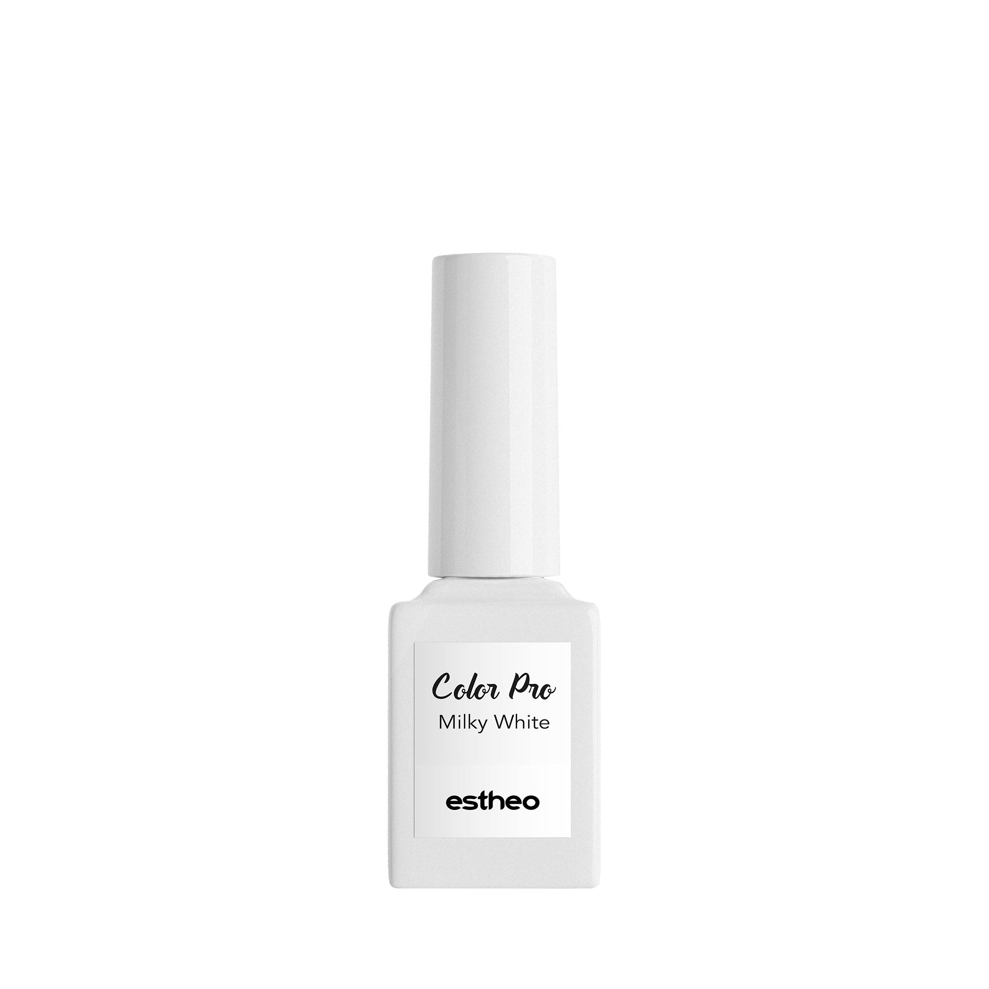 Vernis semi-permanent Color Pro 2 Milky white de la marque Estheo Contenance 10ml - 1
