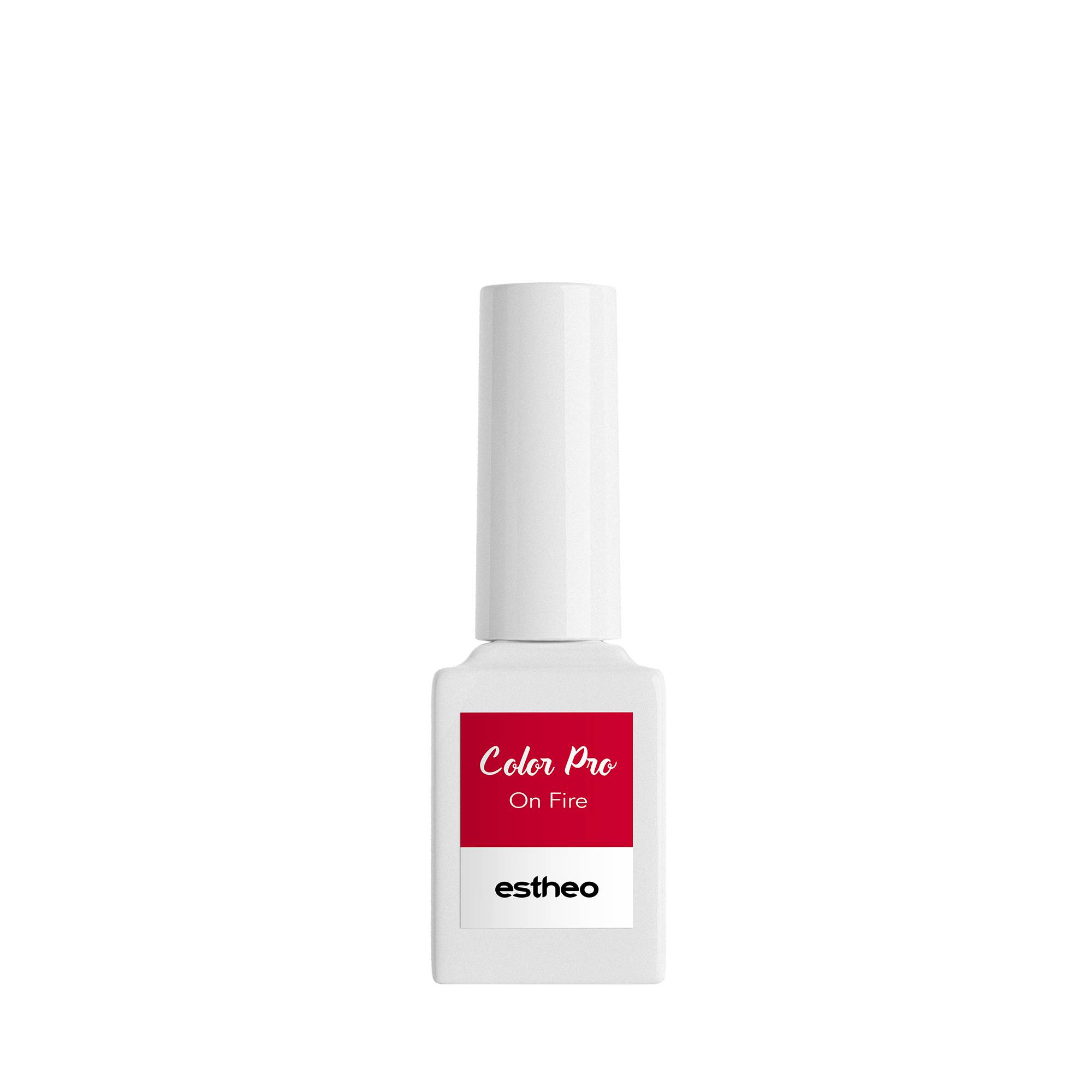 Vernis semi-permanent Color Pro 26 On fire de la marque Estheo Contenance 10ml - 1