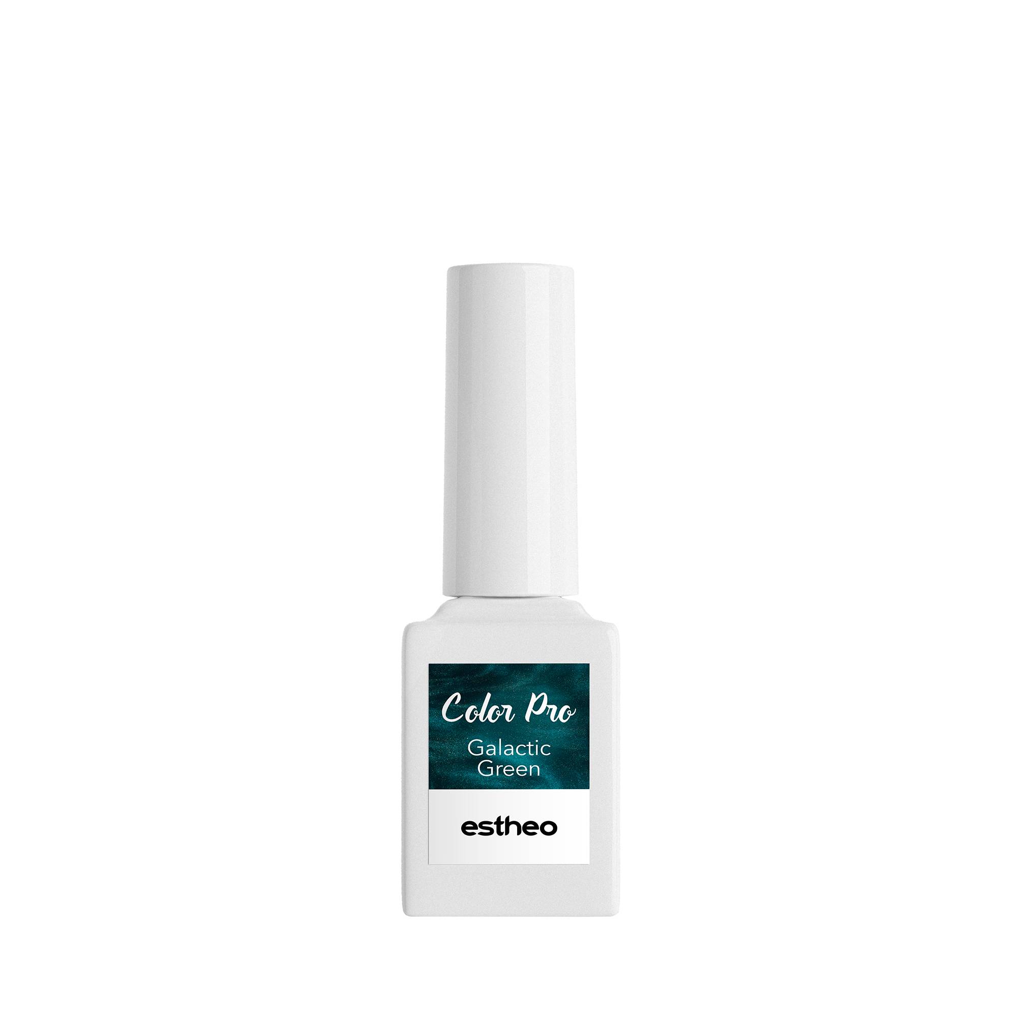 Vernis semi-permanent Color Pro 45 Galactic green de la marque Estheo Contenance 10ml - 1