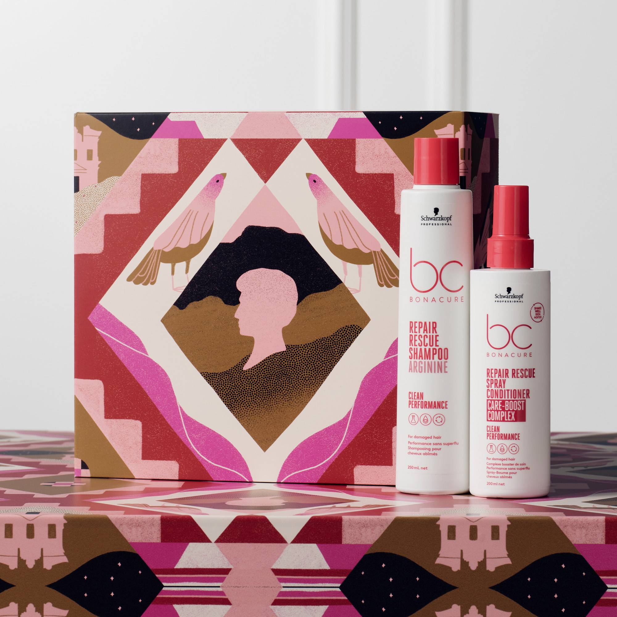 Coffret cheveux BC Repair Rescue – nutrition, réparation, éclat immédiat de la marque Schwarzkopf Professional Contenance 450ml - 1