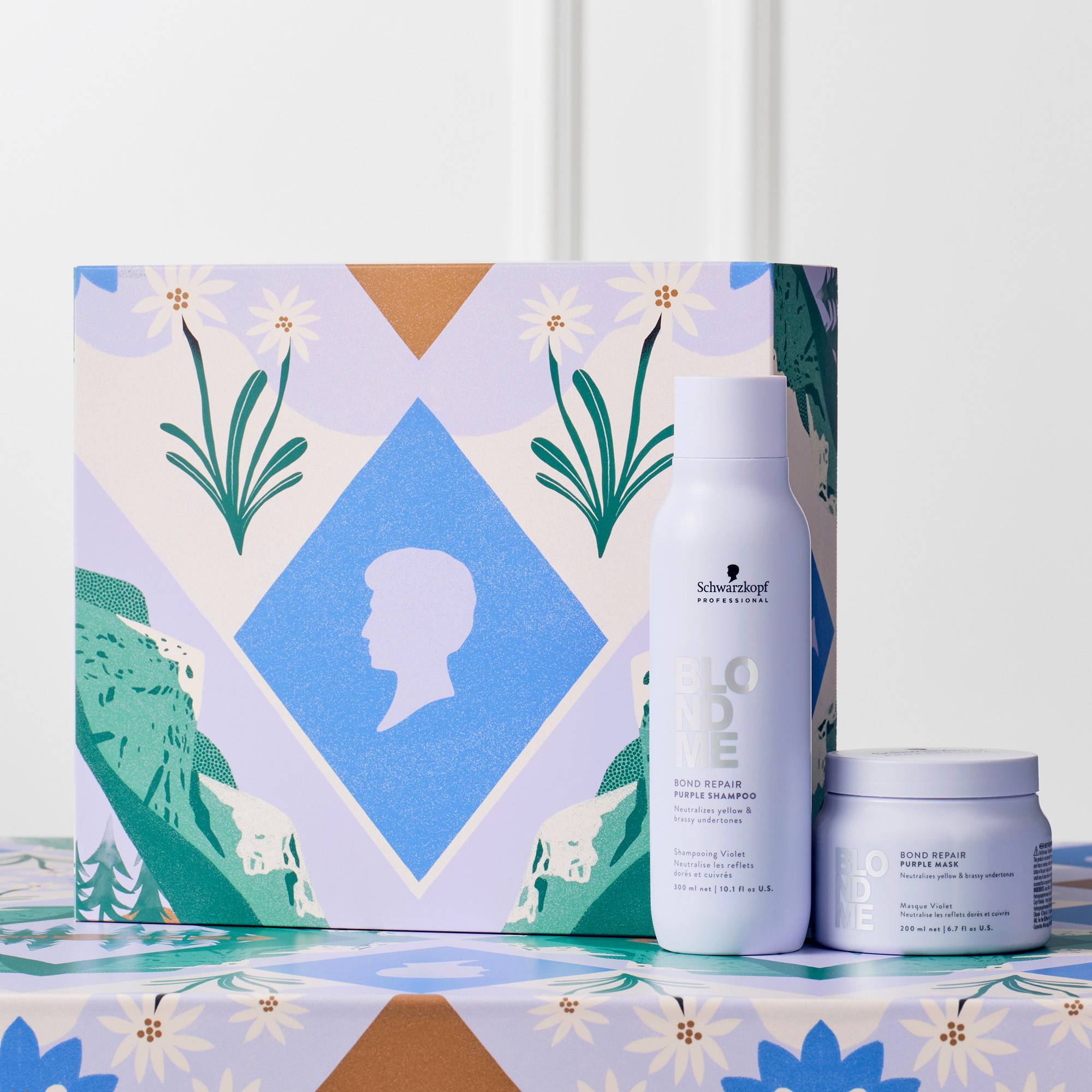 Coffret BLONDME Bond Repair Neutralisant – neutralisation, brillance, renfort de la marque Schwarzkopf Professional Contenance 500ml - 1