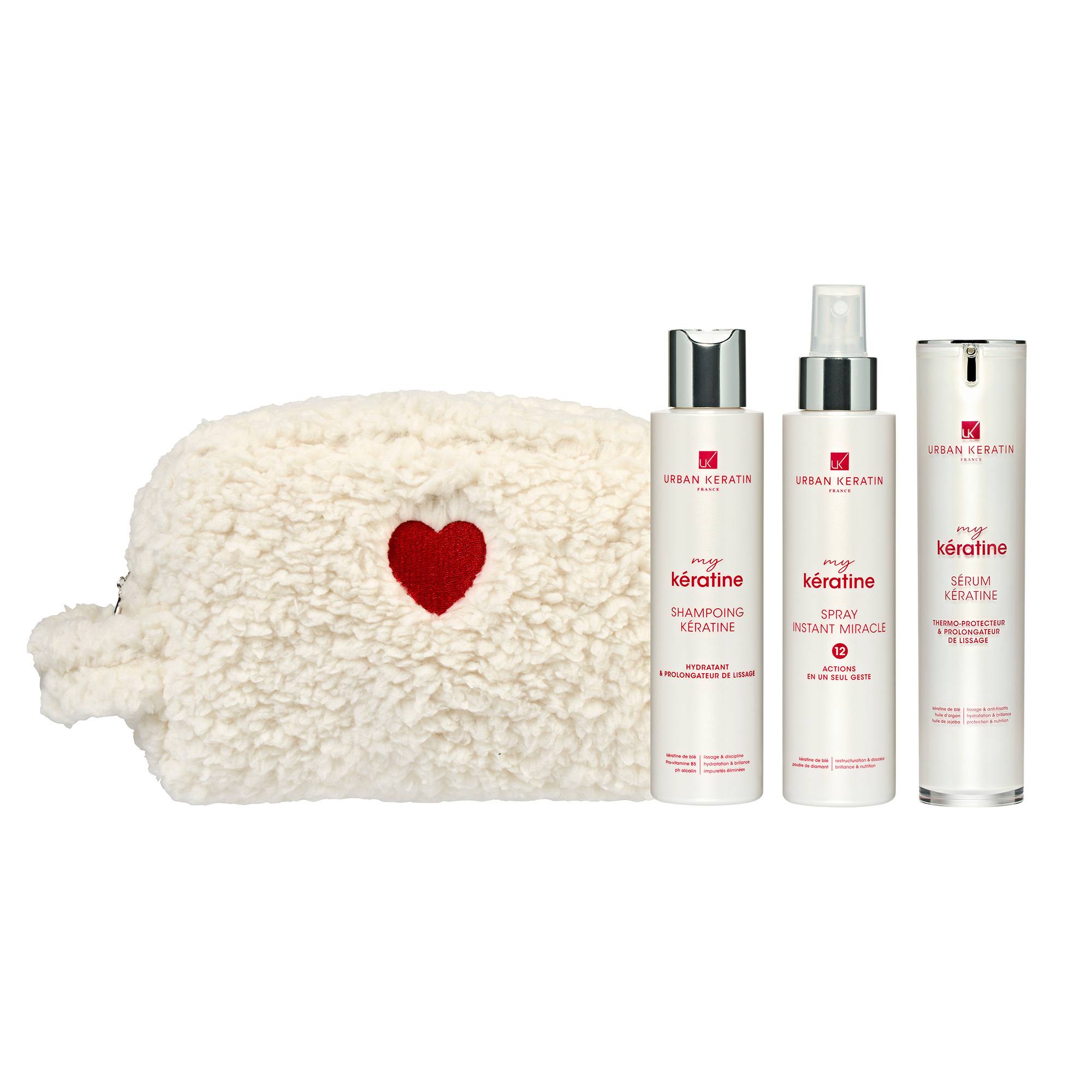 Trousse My Iconiques – 3 soins experts, édition limitée Noël de la marque Urban Keratin Contenance 350ml - 1