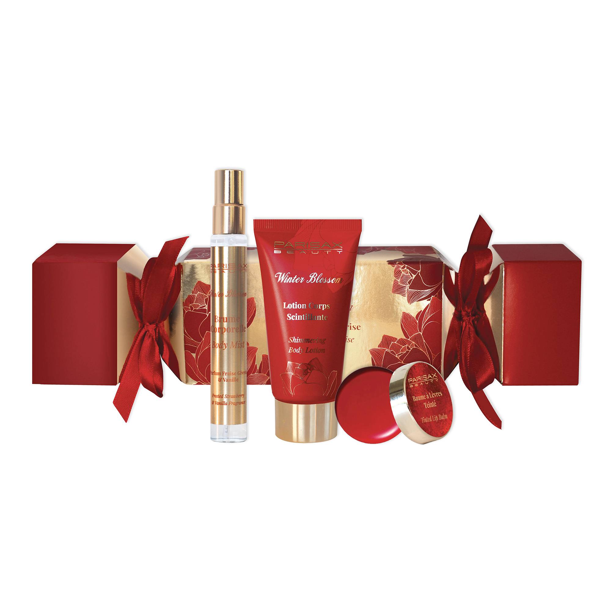 Cracker Beauté Spa – brume, lotion scintillante, baume à lèvres de la marque Parisax - 1