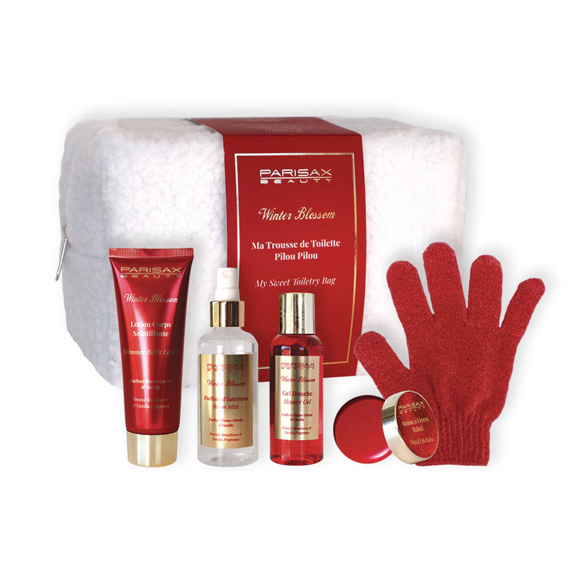 Pochette Spa – 5 essentiels parfumés Winter Blossom de la marque Parisax - 1