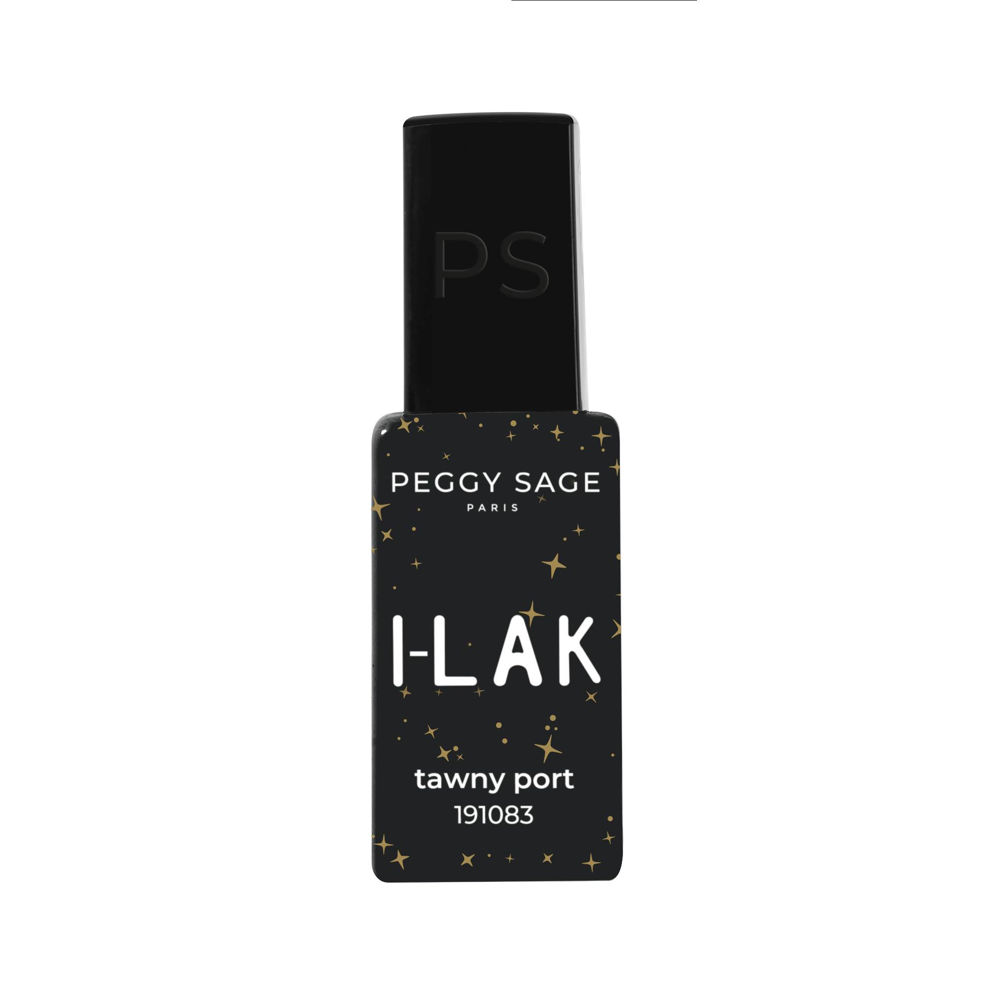 Vernis semi-permanent I-LAK – couleur Tawny Port, tenue longue durée de la marque Peggy Sage Contenance 11ml - 1