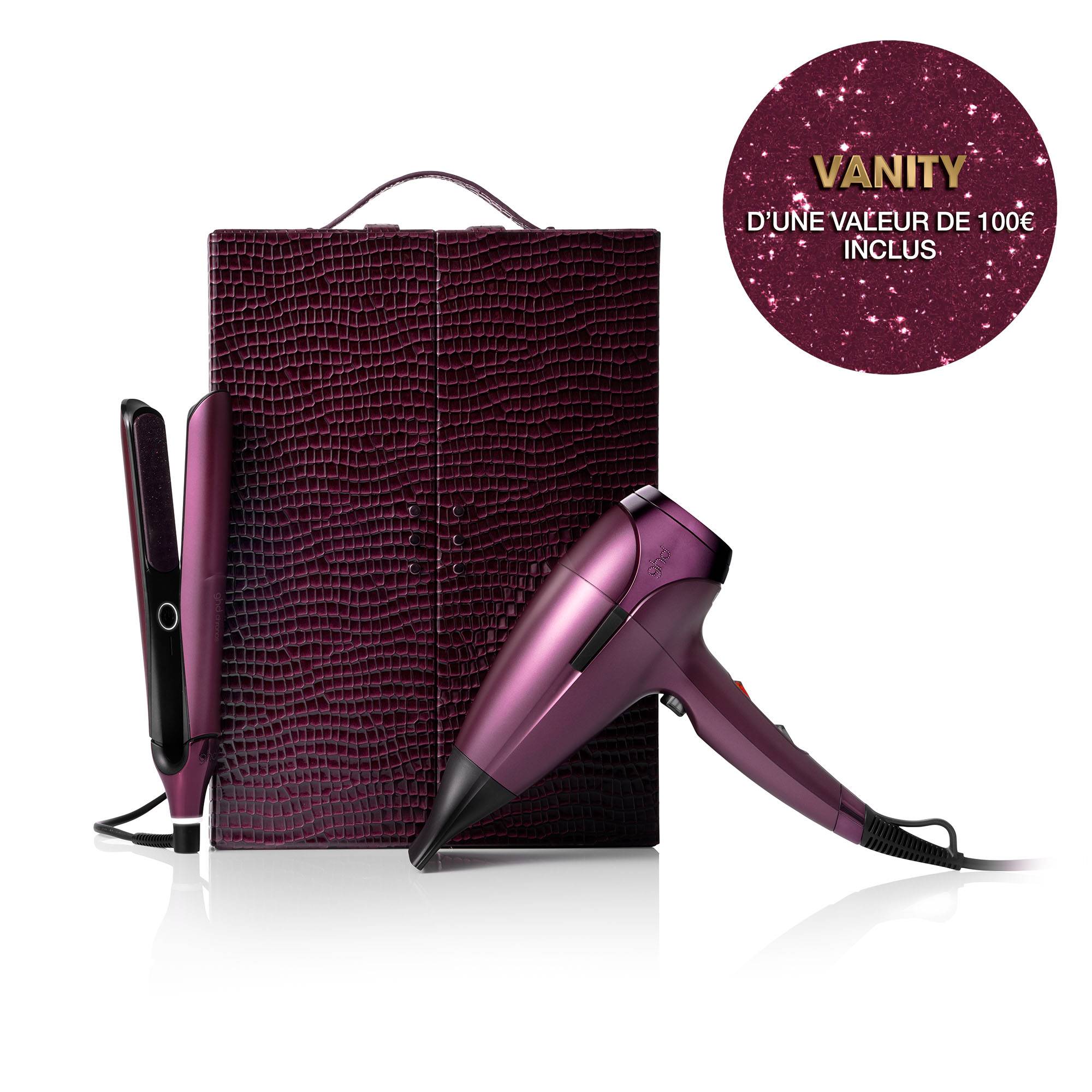 Coffret lisseur Chronos et sèche-cheveux Helios - Collection ghd Cherry Chic de la marque ghd - 1