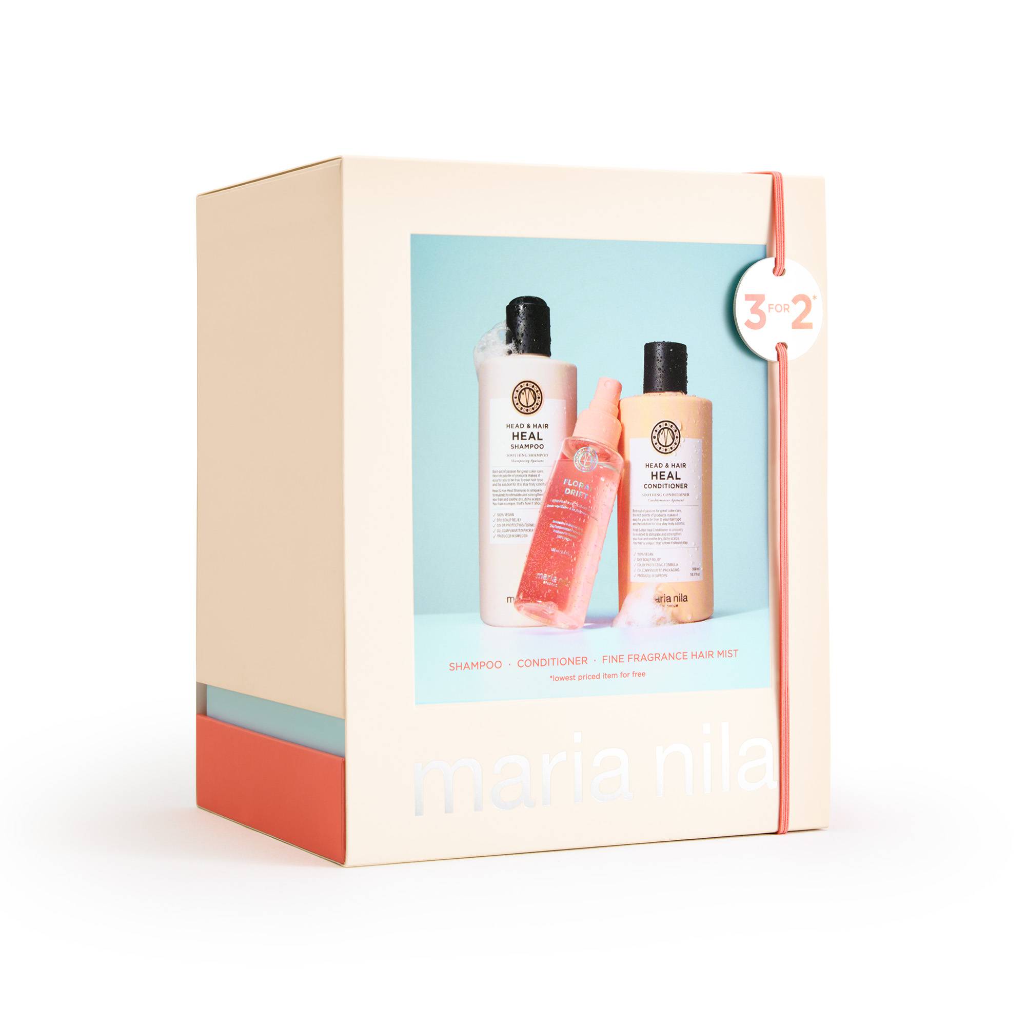 Coffret cheveux Head & Hair Heal – anti-chute, apaisant, fortifiant de la marque Maria Nila Contenance 750ml - 1