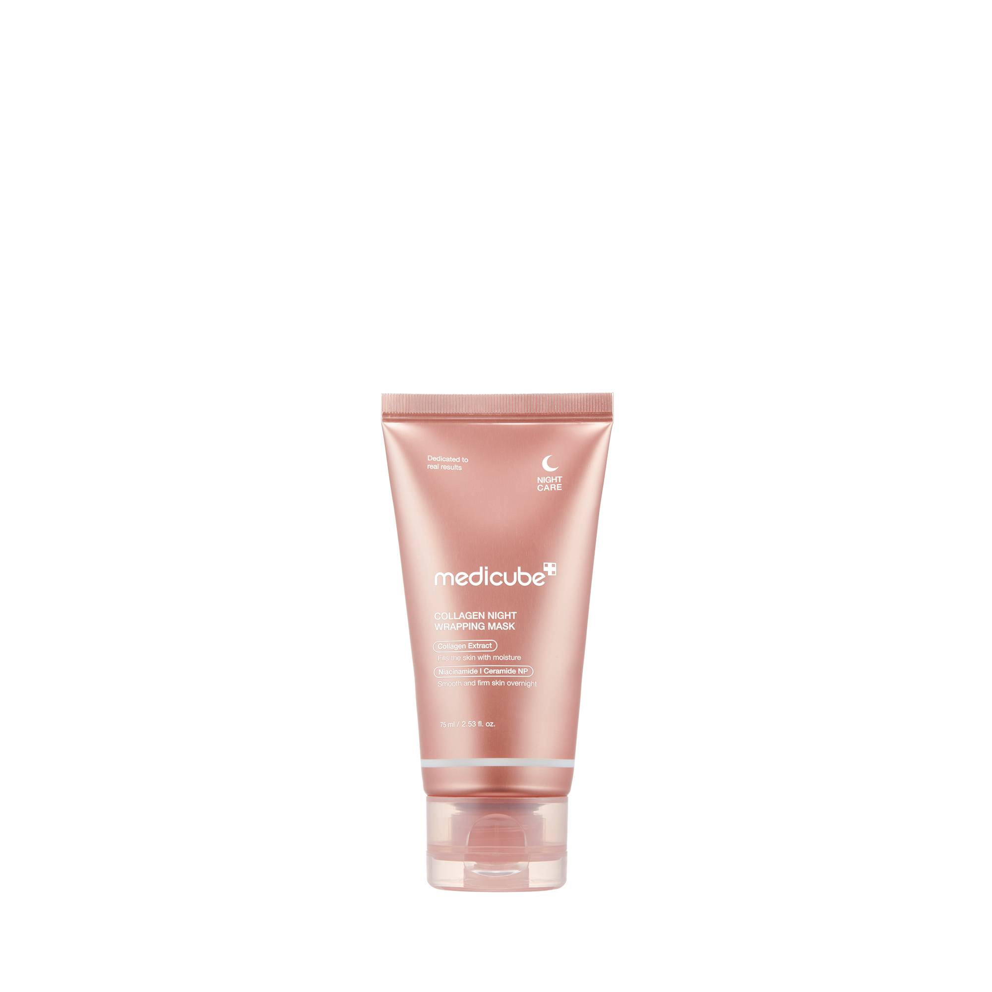 Masque nuit Collagen Night Wrapping Mask – hydratation, élasticité, régénération de la marque Medicube Contenance 75ml - 1