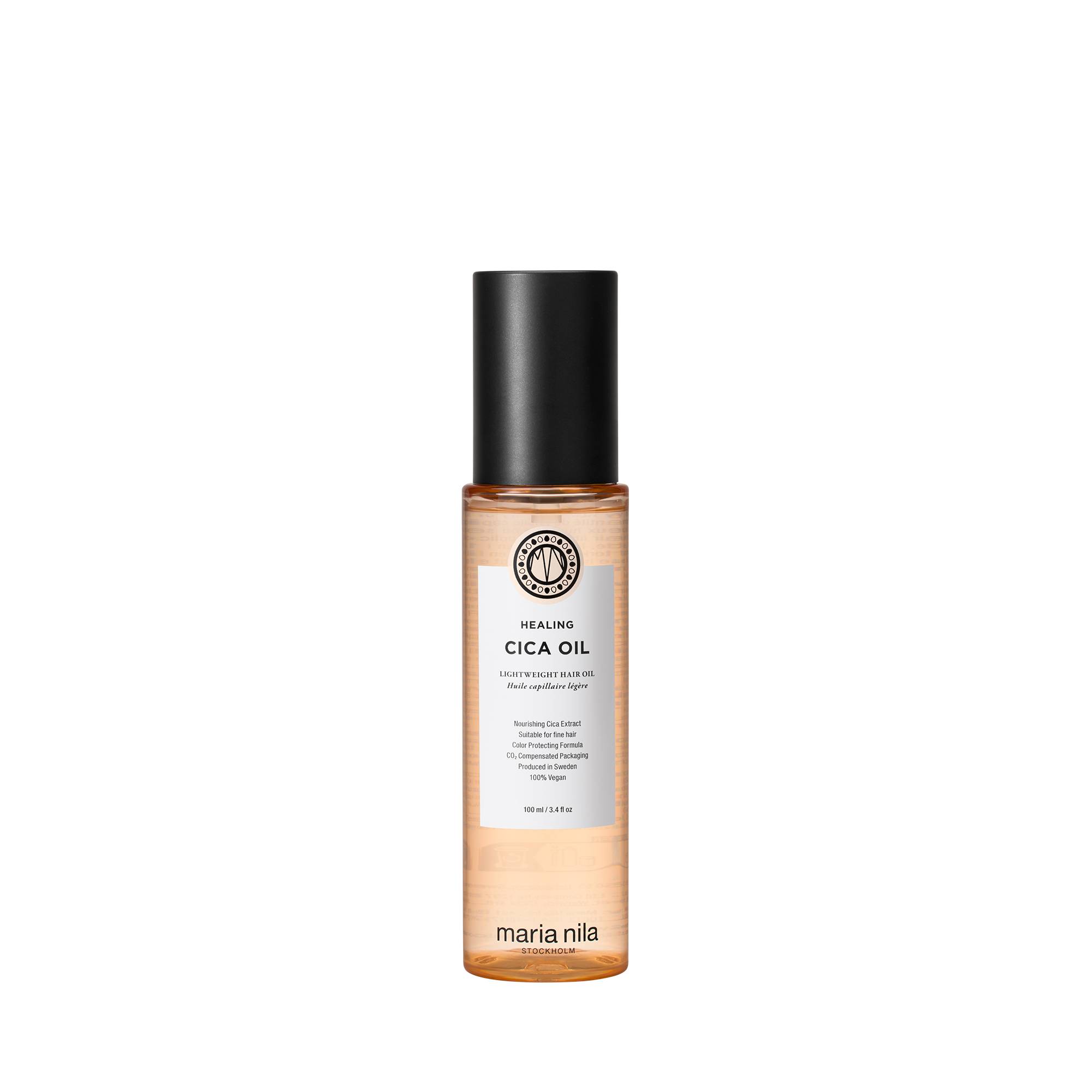 Huile capillaire légère Cica Oil - nutrition, brillance, légèreté de la marque Maria Nila Contenance 100ml - 1