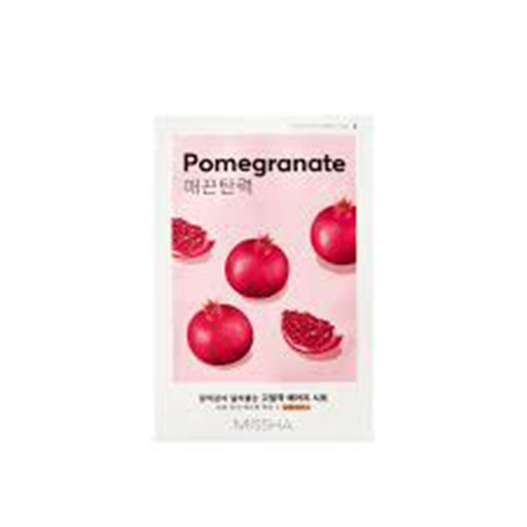 Masque tissu éclat Pomegranate – effet raffermissant, revitalisant, tonifiant de la marque Missha Contenance 19g - 1