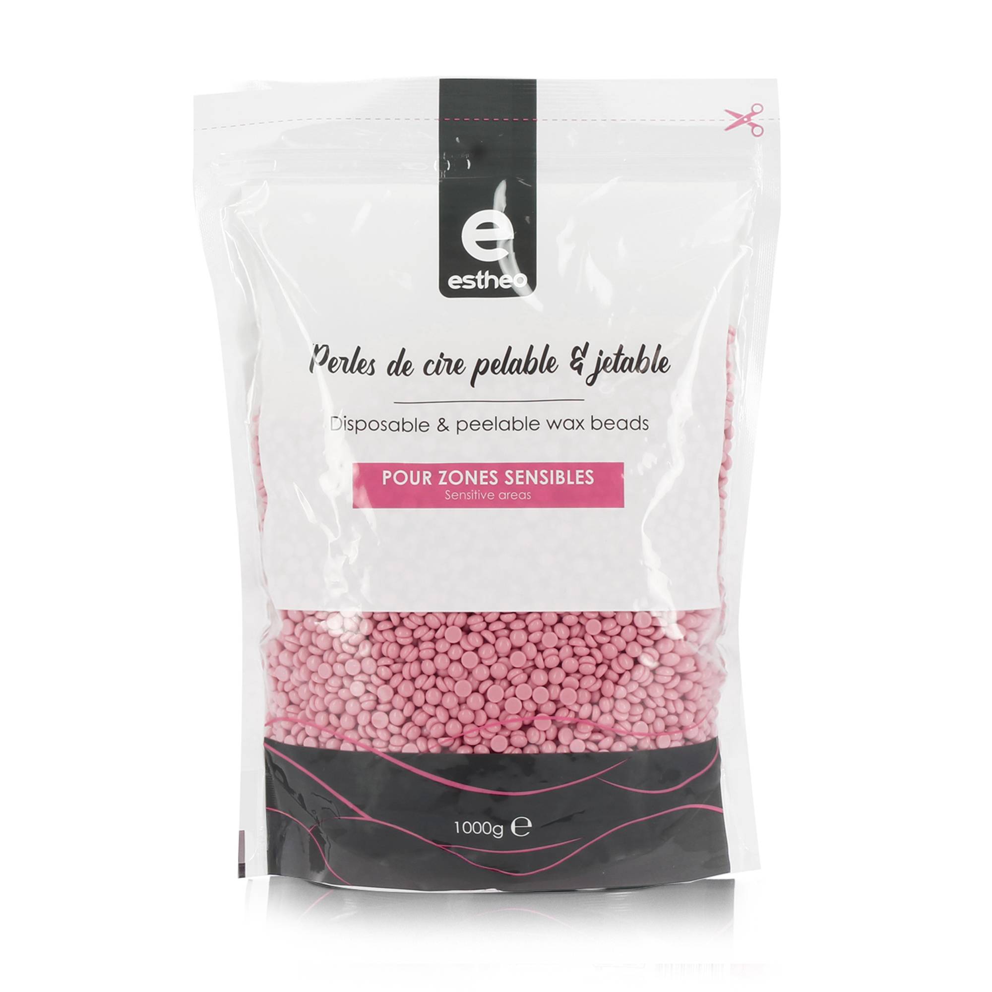 Cire gouttelette pelable Titane de la marque Estheo Contenance 1000g - 1