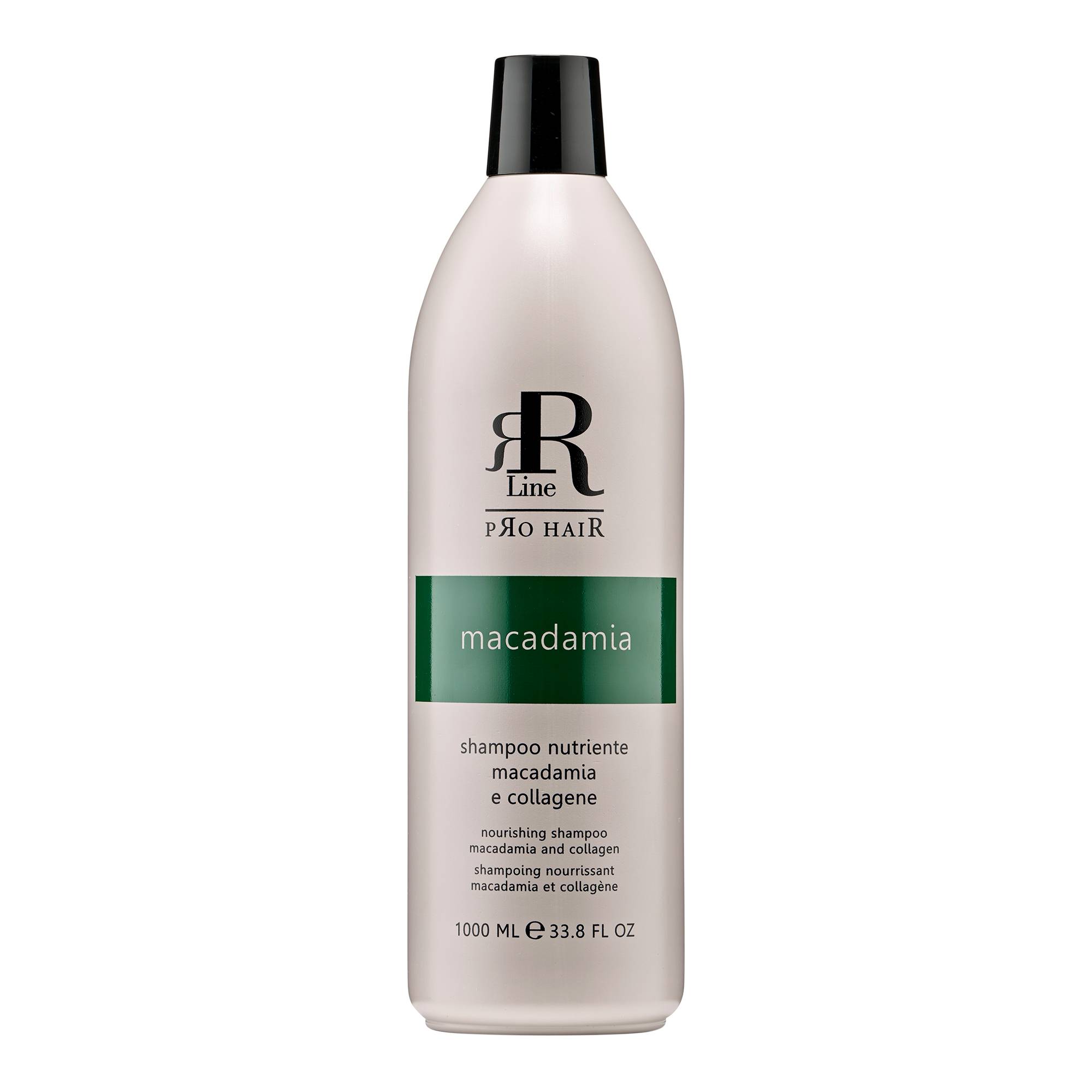Shampooing nourrissant macadamia et collagène de la marque RR Line Real Star Contenance 1000ml - 1