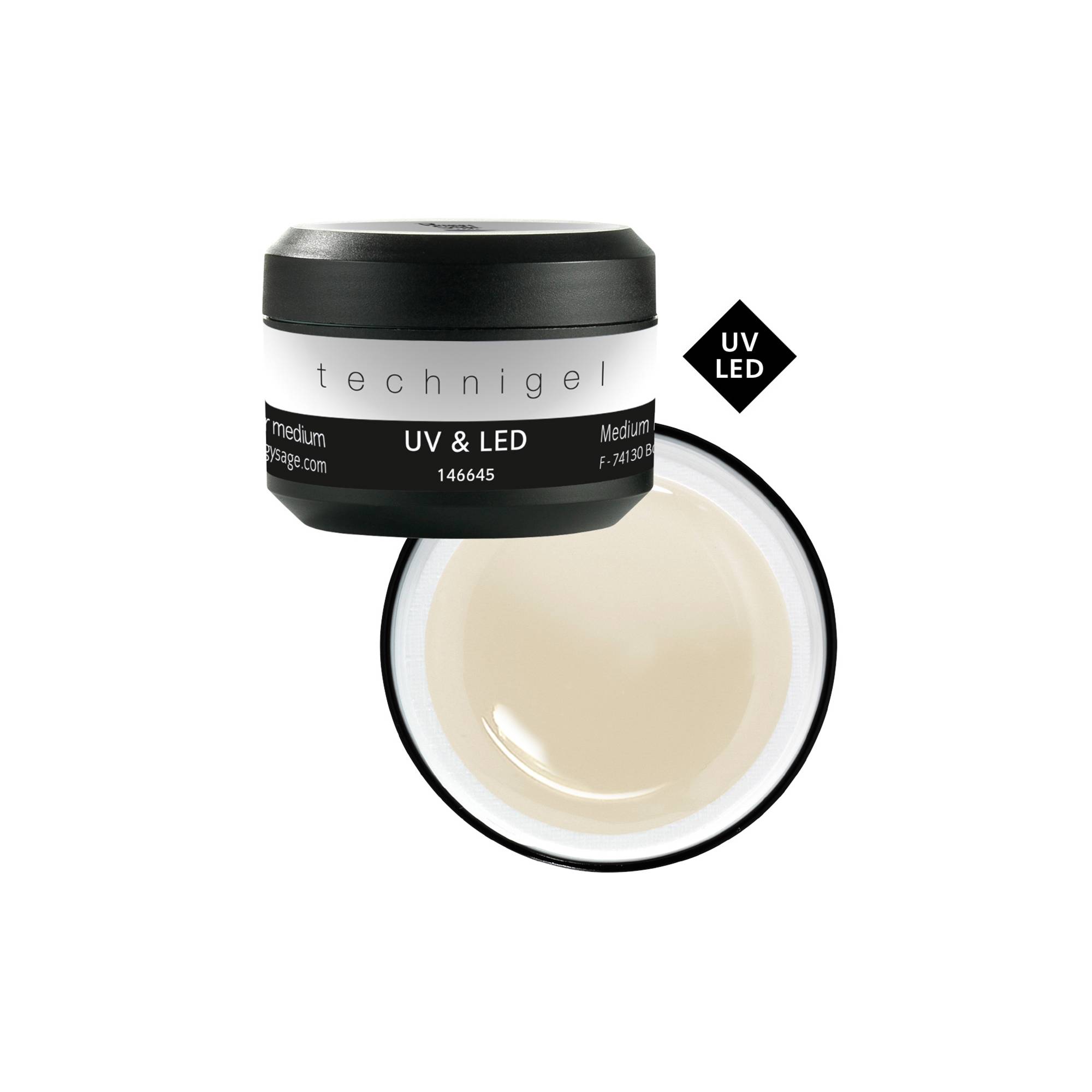 Gel UV de construction medium pour ongles Transparent 50g de la marque Peggy Sage Contenance 50g - 1