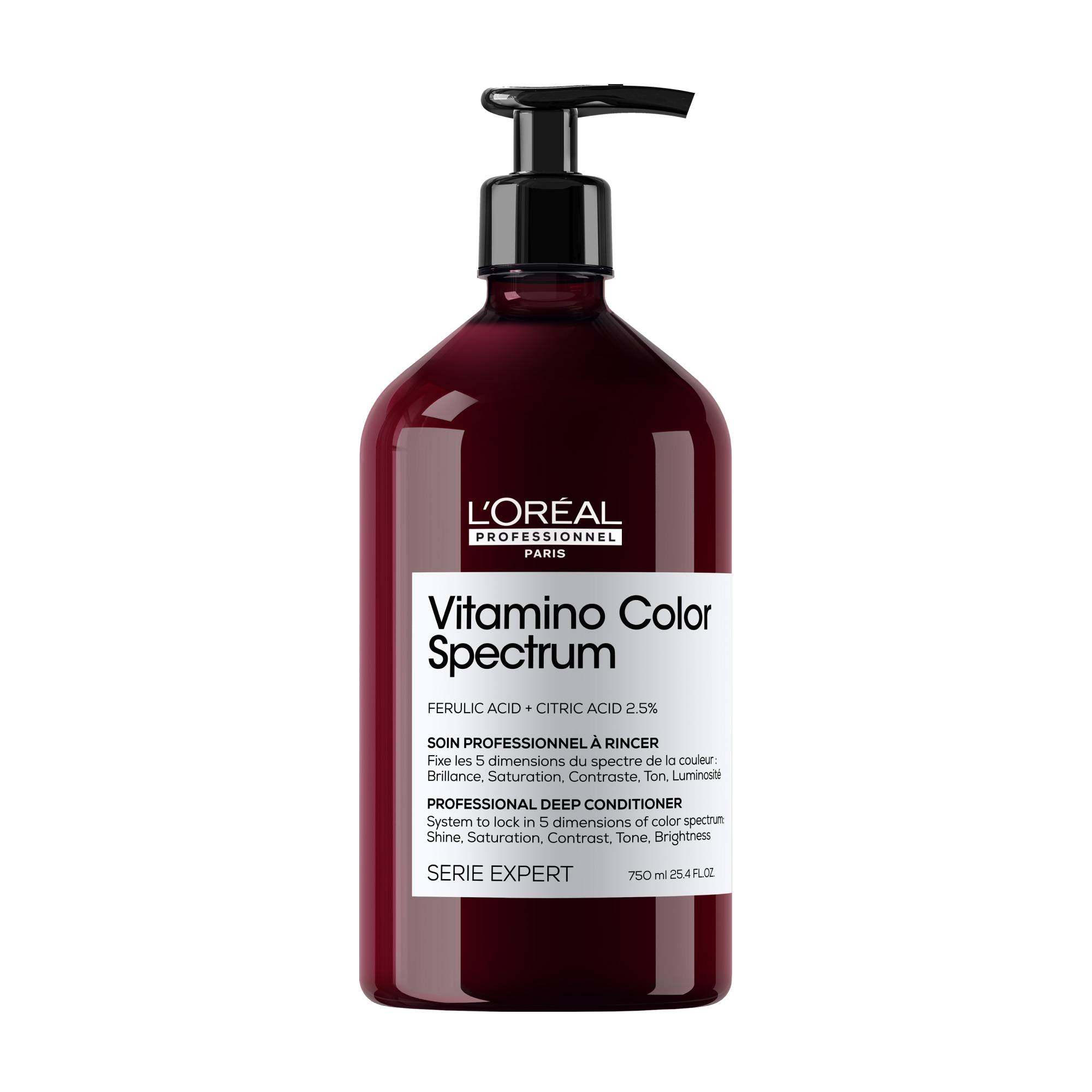 Soin concentré fixateur du spectre coloriel Vitamino Color Spectrum de la marque L'Oréal Professionnel Contenance 750ml - 1