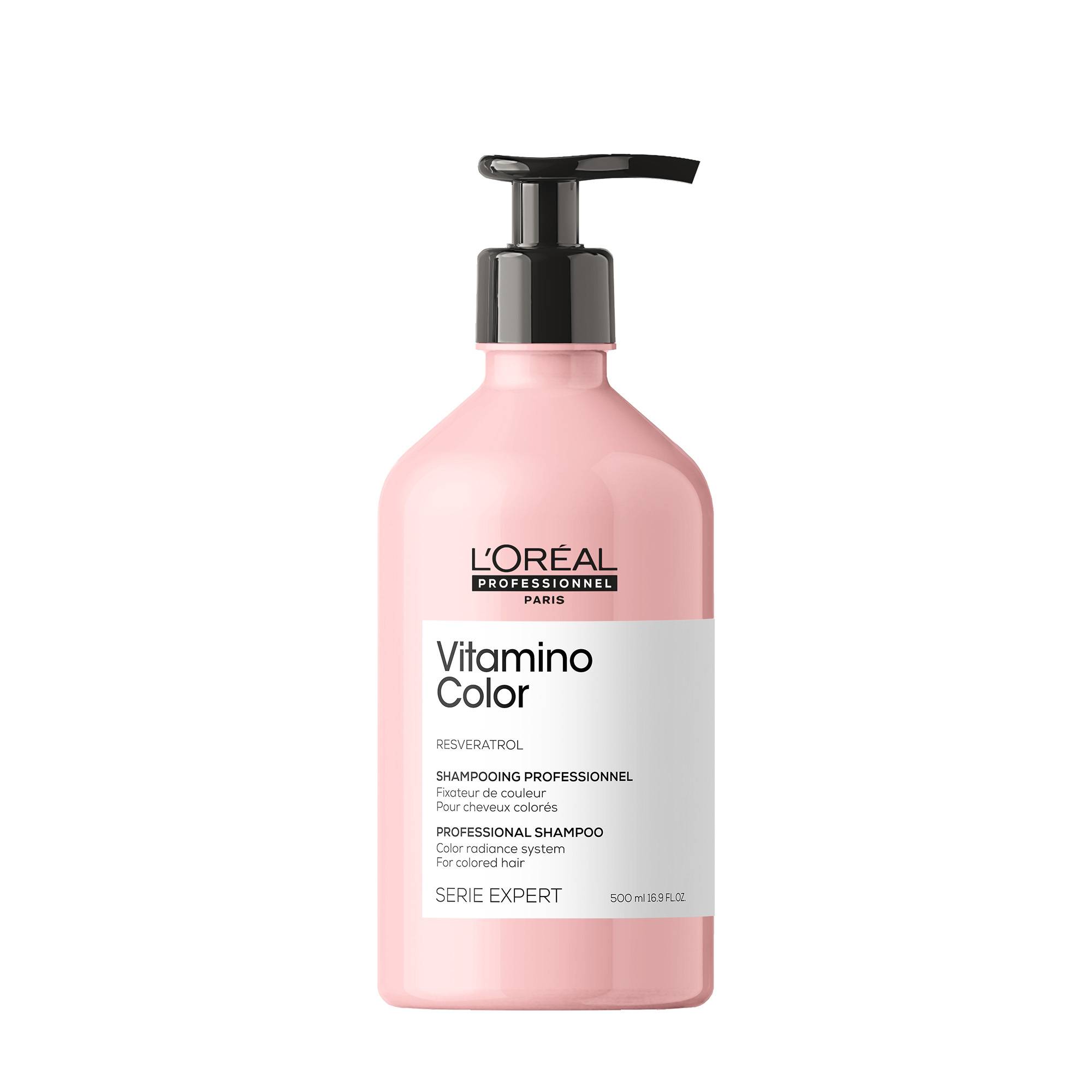 Shampooing Vitamino Color – protège la couleur, brillance intense de la marque L'Oréal Professionnel Contenance 500ml - 1