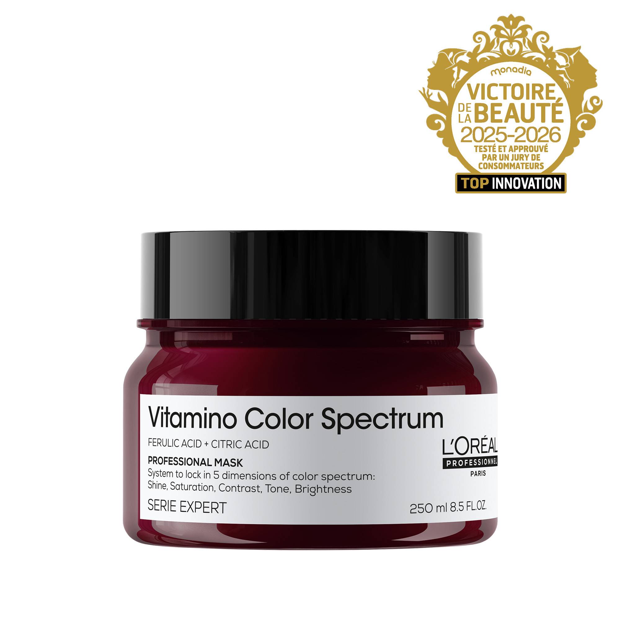 Masque fixateur du spectre coloriel Vitamino Color Spectrum de la marque L'Oréal Professionnel Contenance 250ml - 1