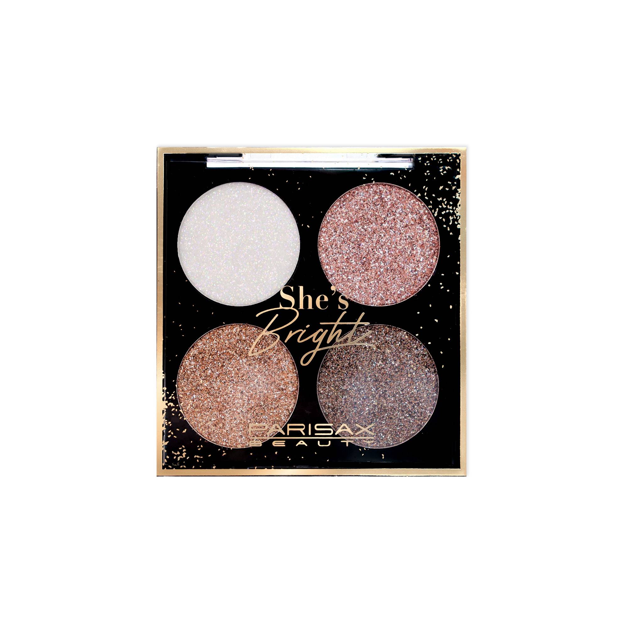 Palette fards crème pailletés – scintillance, texture crème, application facile de la marque Parisax - 1