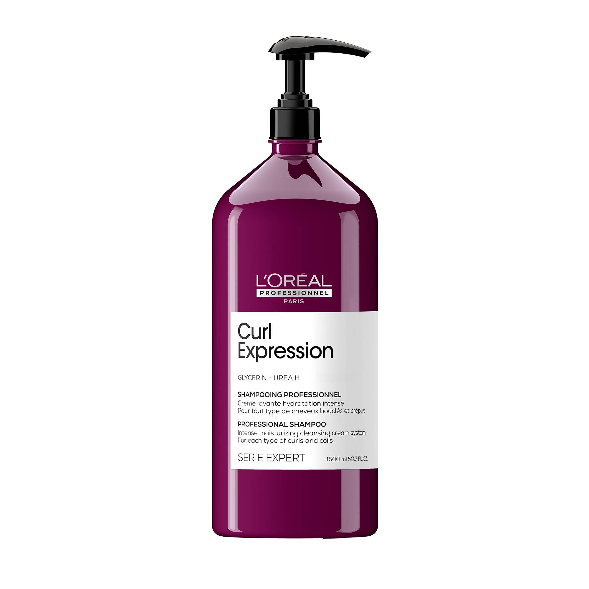 Shampoing hydratation intense Curl Expression de la marque L'Oréal Professionnel Contenance 1500ml - 1