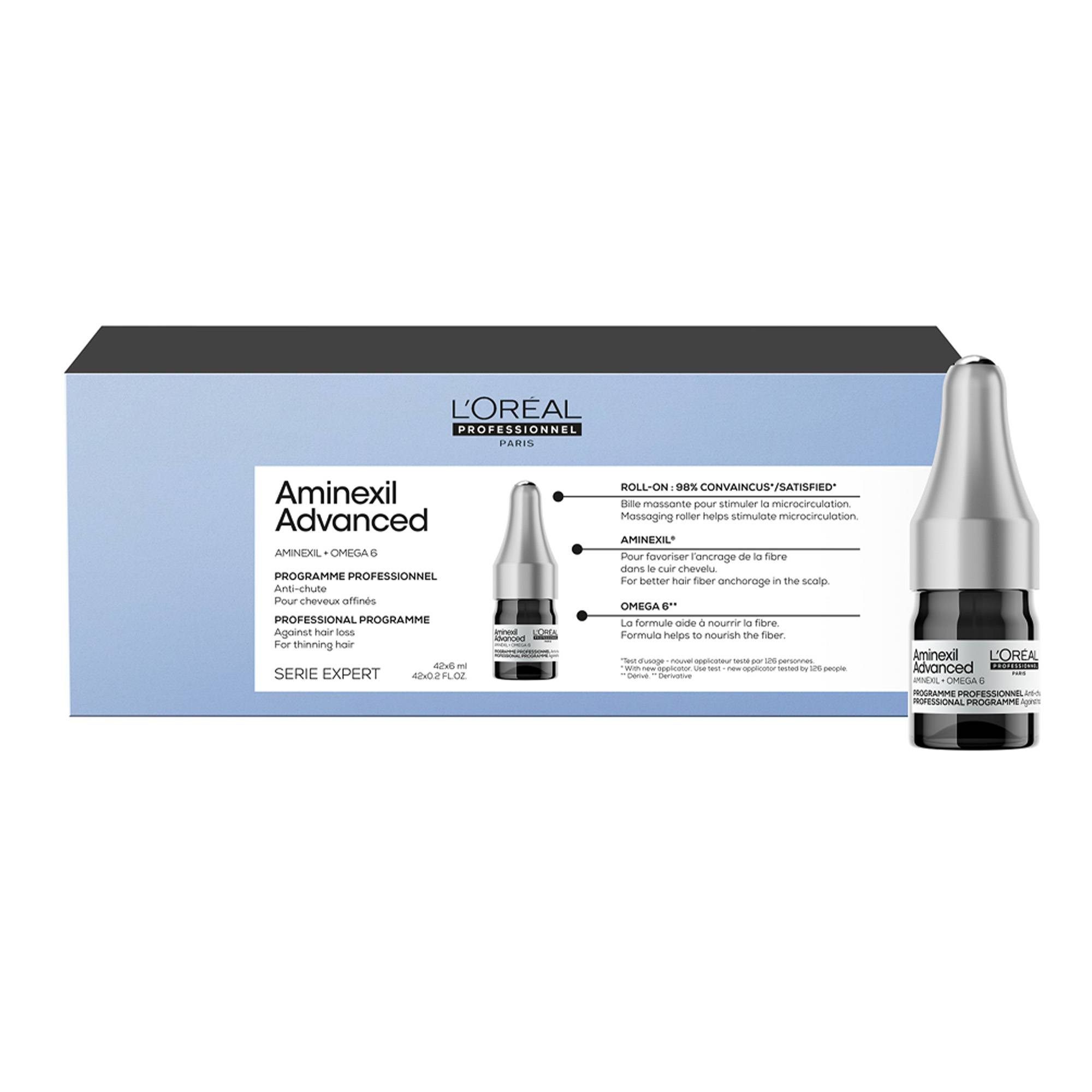 Activateur anti-chute Aminexil Advanced – densité, ancrage, efficacité prouvée de la marque L'Oréal Professionnel Contenance 252ml - 1