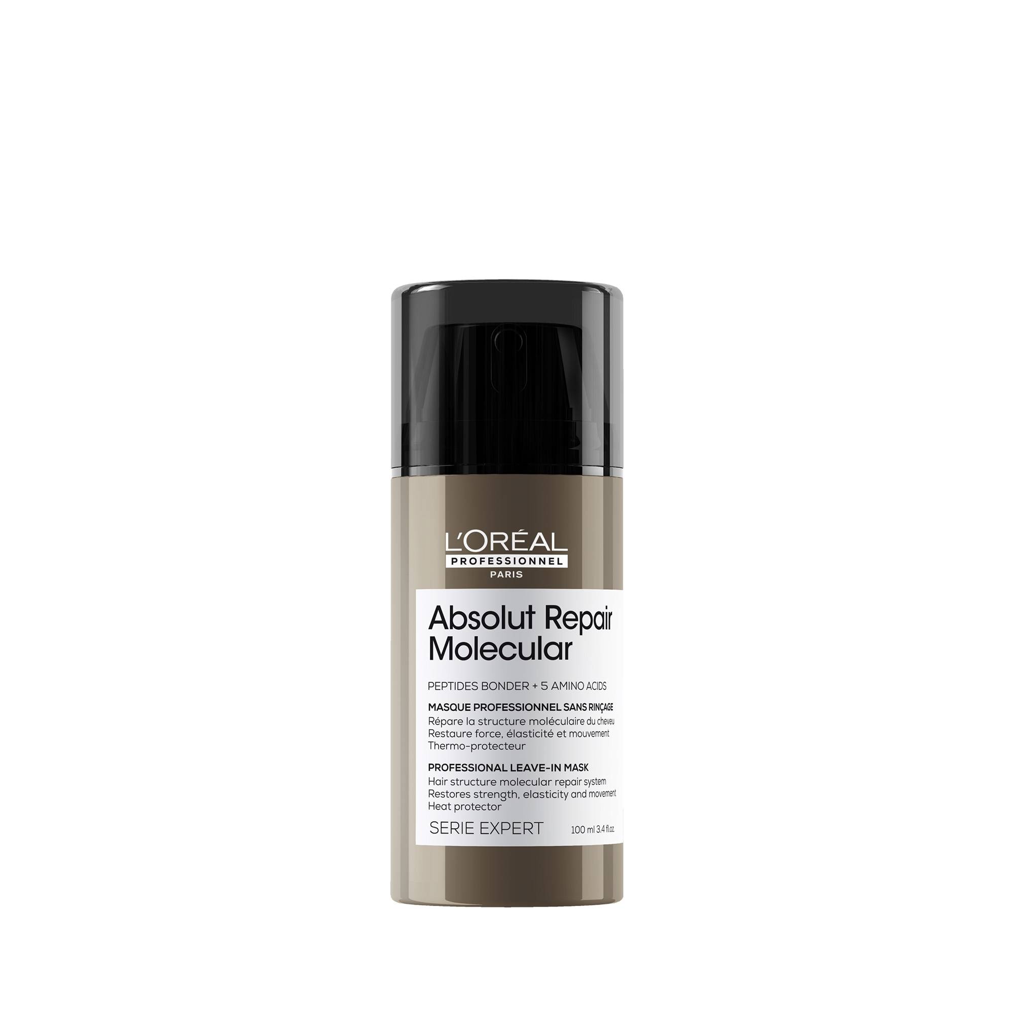 Masque sans rinçage Absolut Repair Molecular de la marque L'Oréal Professionnel Contenance 100ml - 1