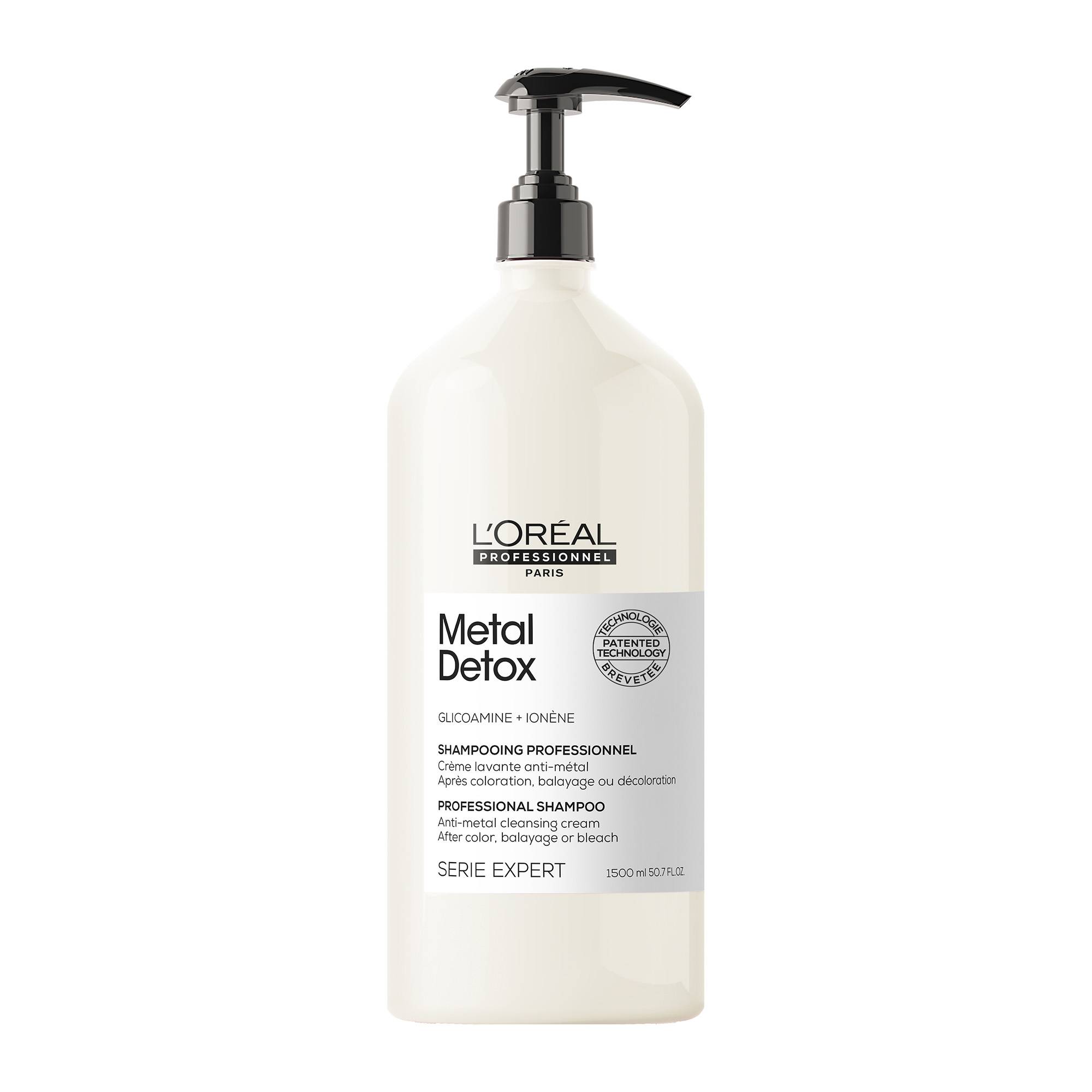 Shampoing Metal Detox de la marque L'Oréal Professionnel Contenance 1500ml - 1