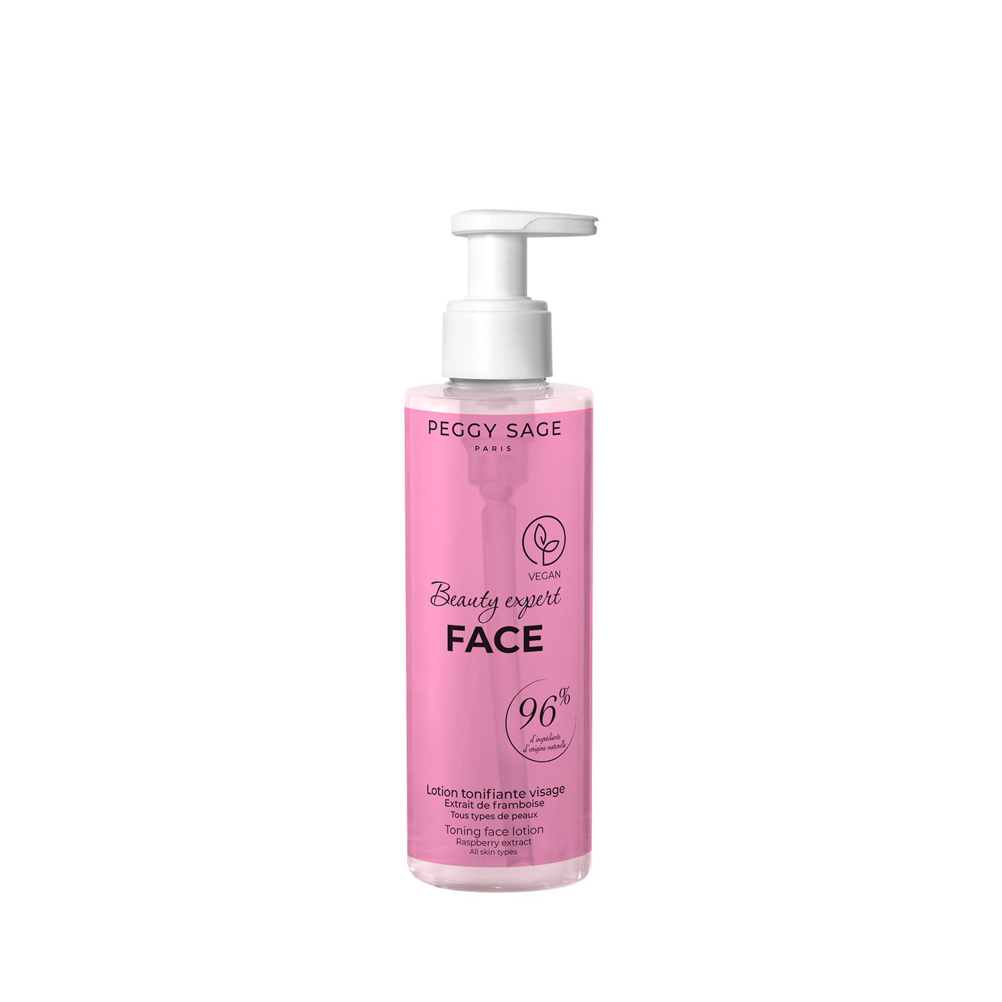 Lotion tonifiante visage – éclat, fraîcheur, absorption rapide de la marque Peggy Sage Contenance 200ml - 1
